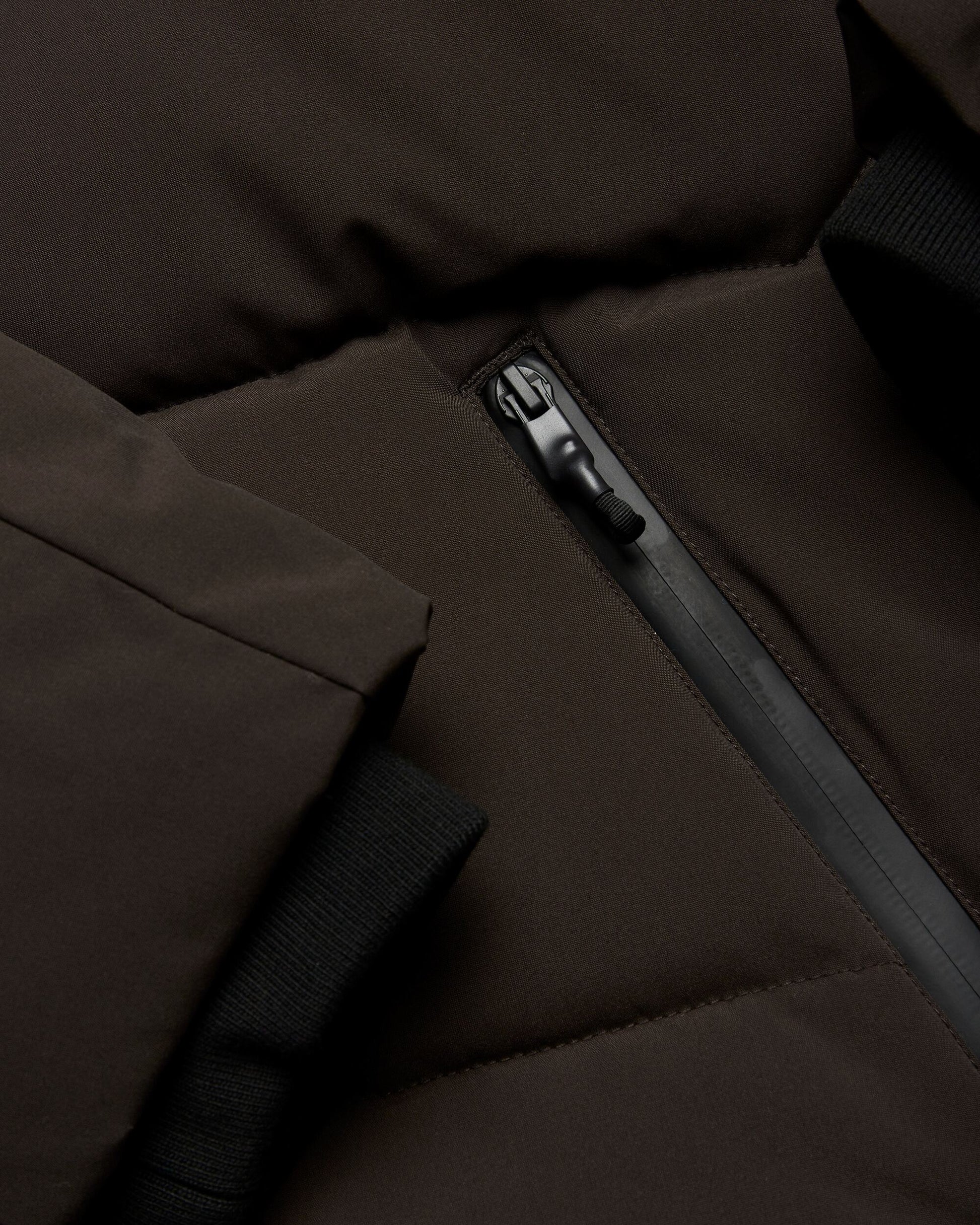 Woodbird WBJoseph Tech Long Jacket Outerwear Dark Brown