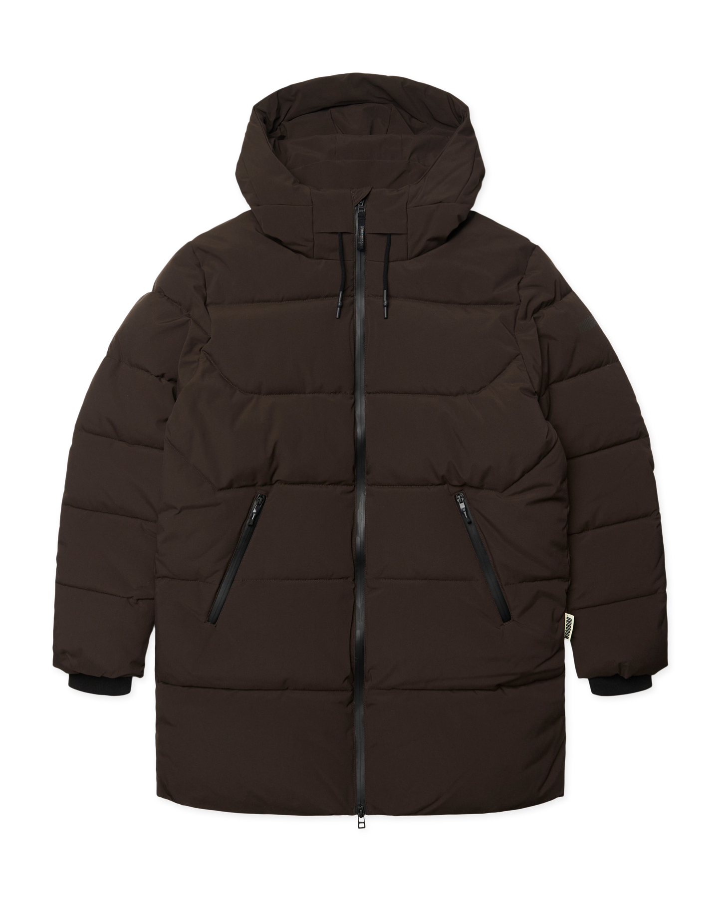 Woodbird WBJoseph Tech Long Jacket Outerwear Dark Brown