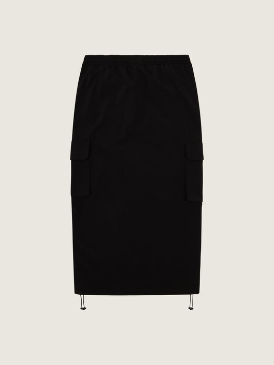 Woodbird Female WBJune Rib-Tech Skirts Skirts Black