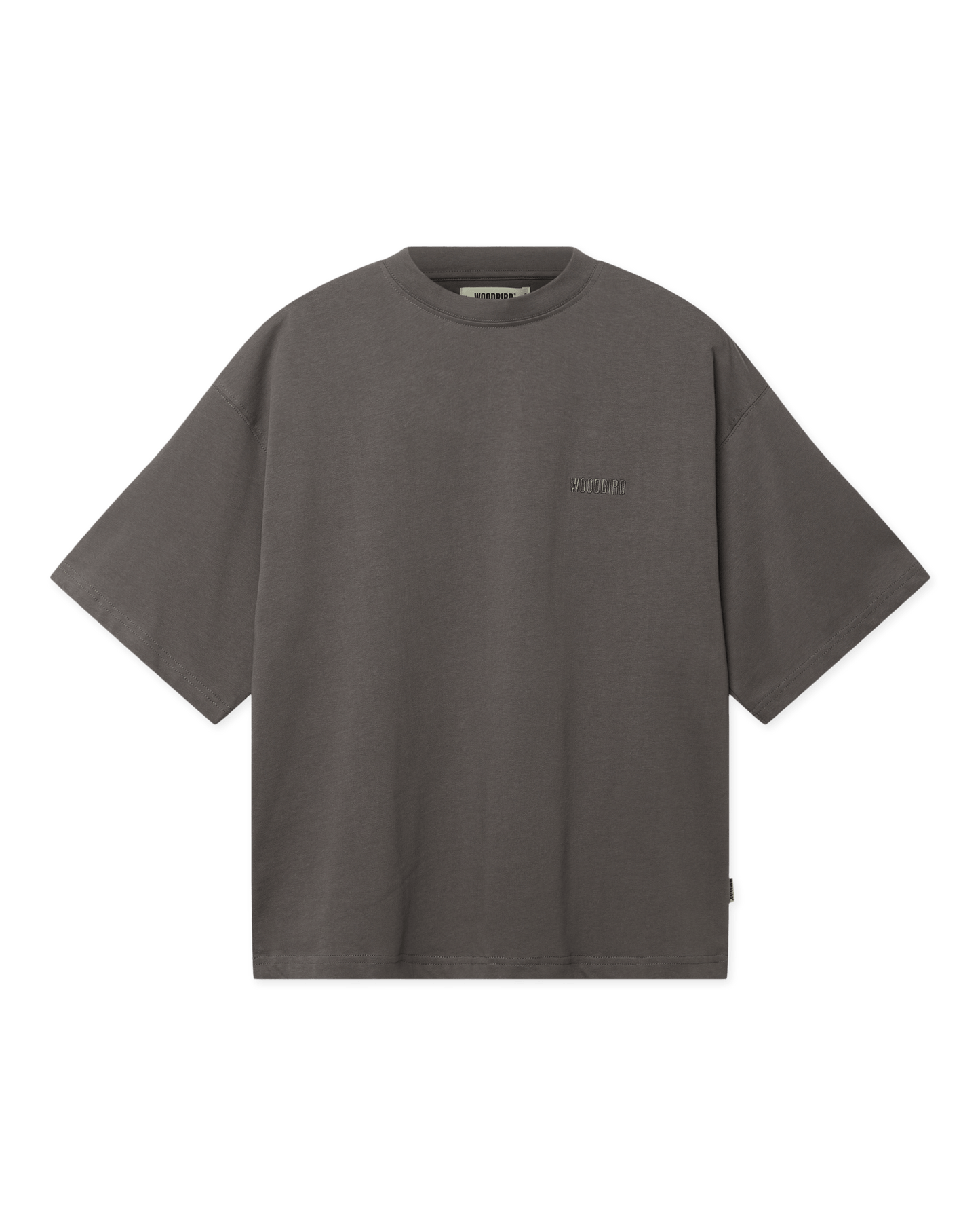 Woodbird Female WBJuno Base Tee T-Shirts Antra Grey