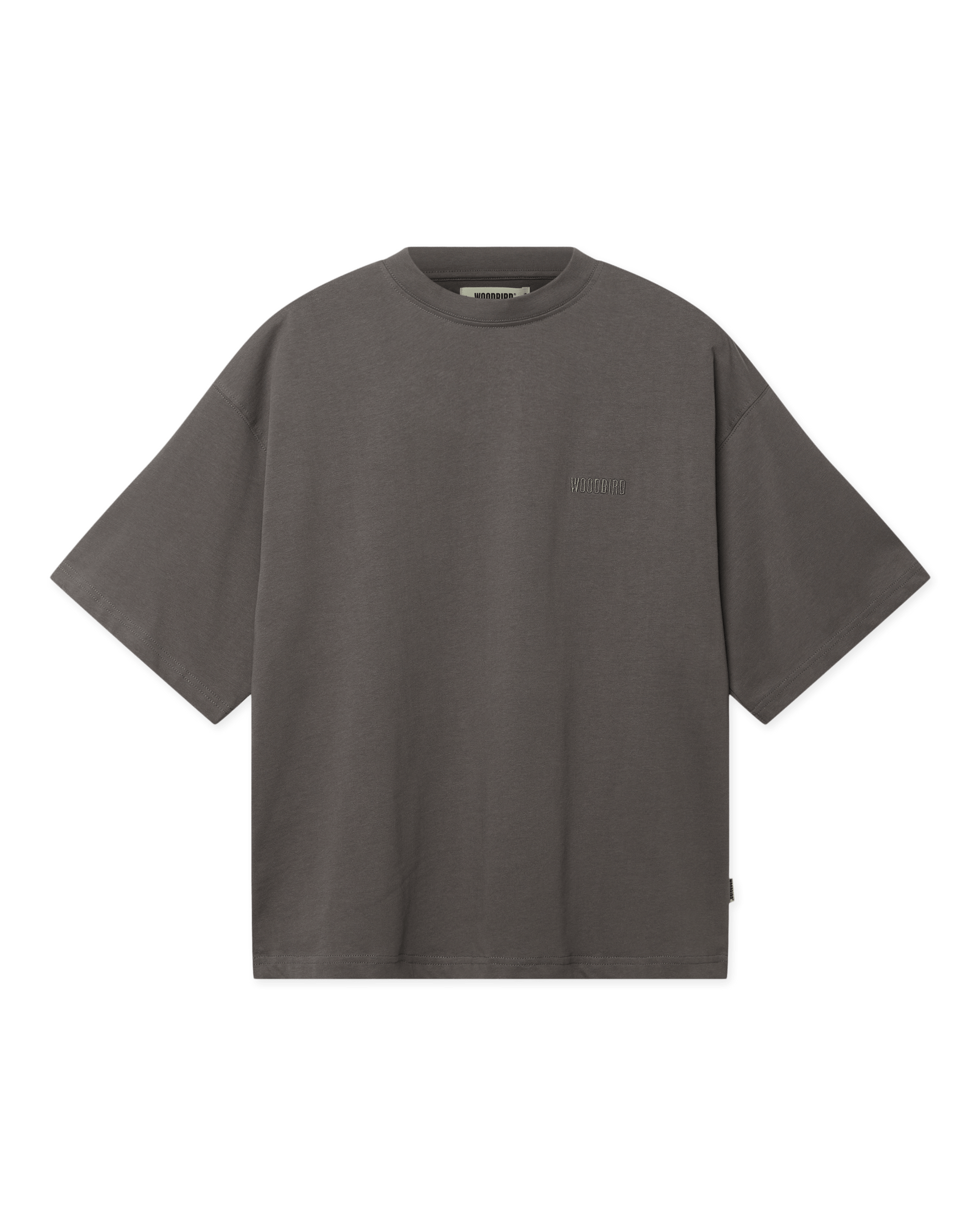 Woodbird Female WBJuno Base Tee T-Shirts Antra Grey