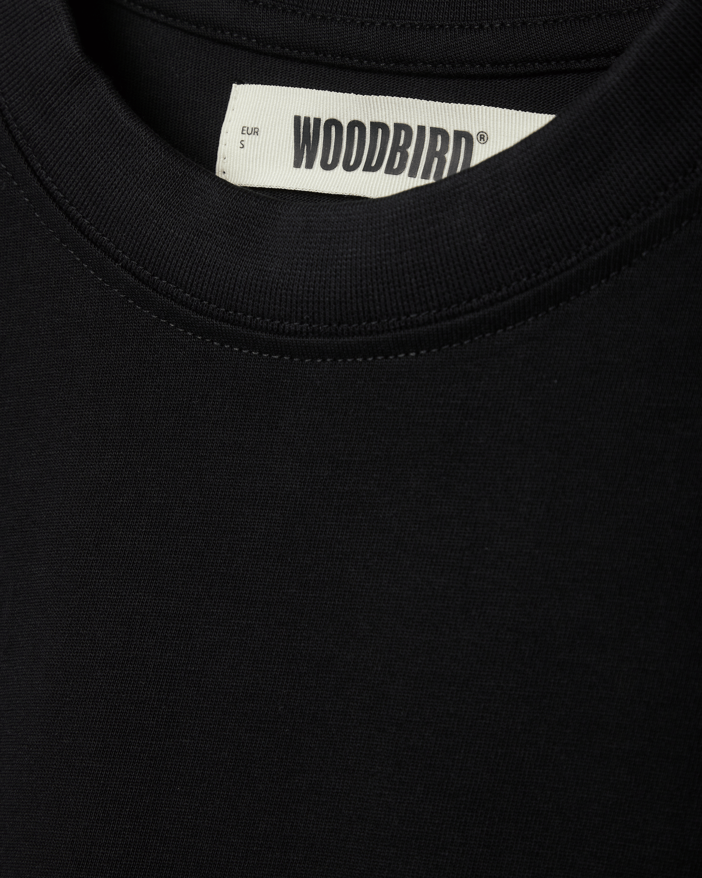Woodbird Female WBJuno Base Tee T-Shirts Black