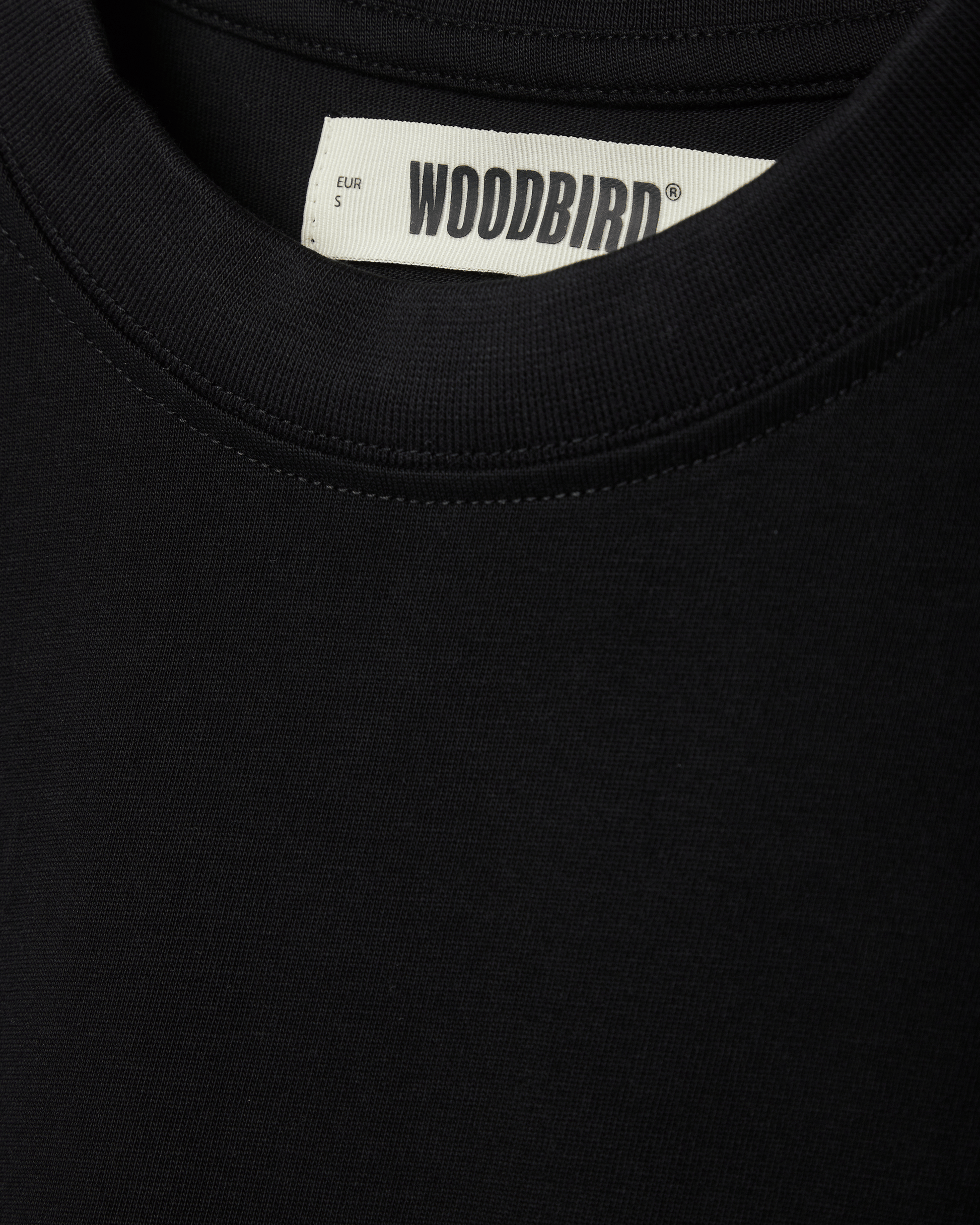 Woodbird Female WBJuno Base Tee T-Shirts Black