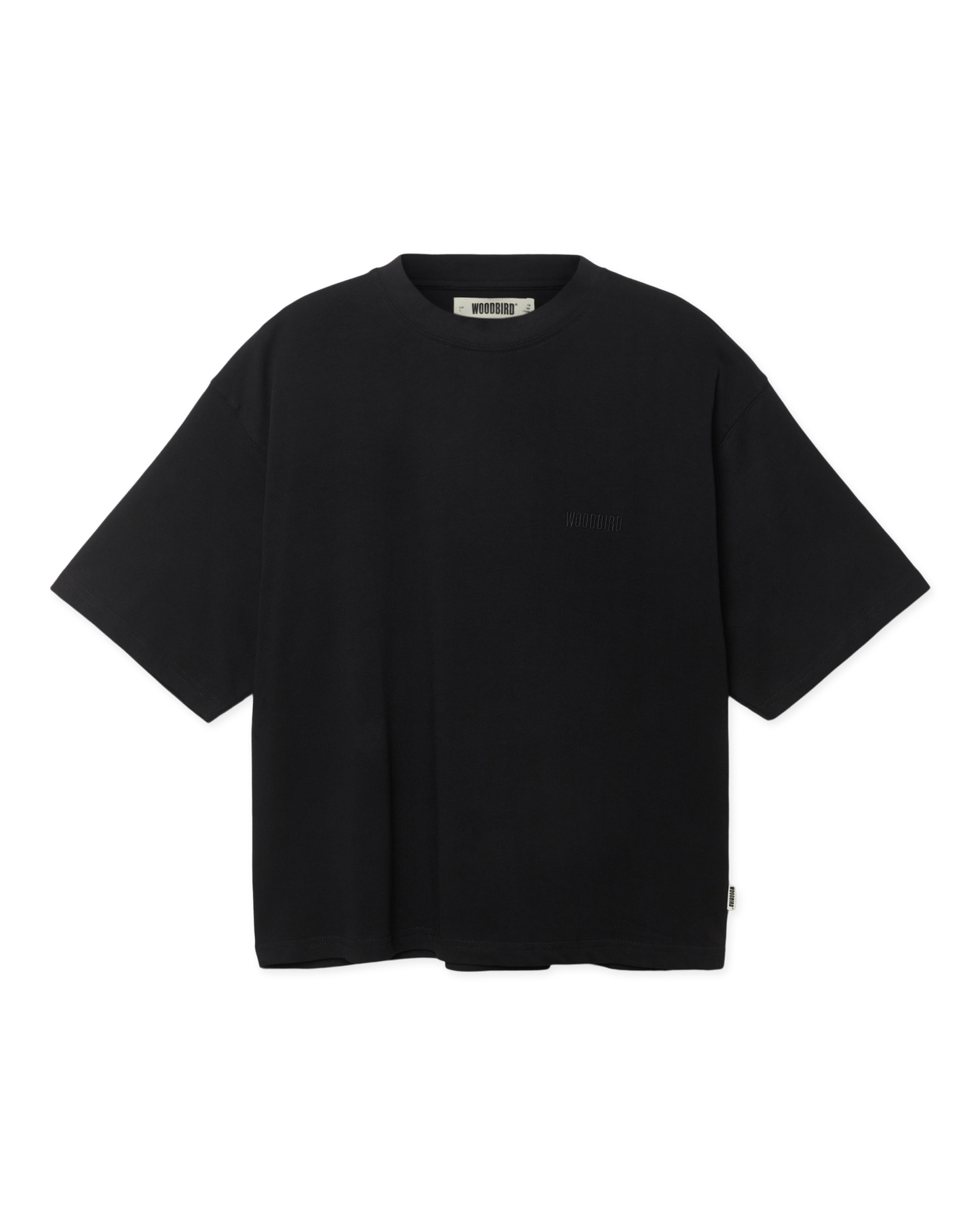 Woodbird Female WBJuno Base Tee T-Shirts Black