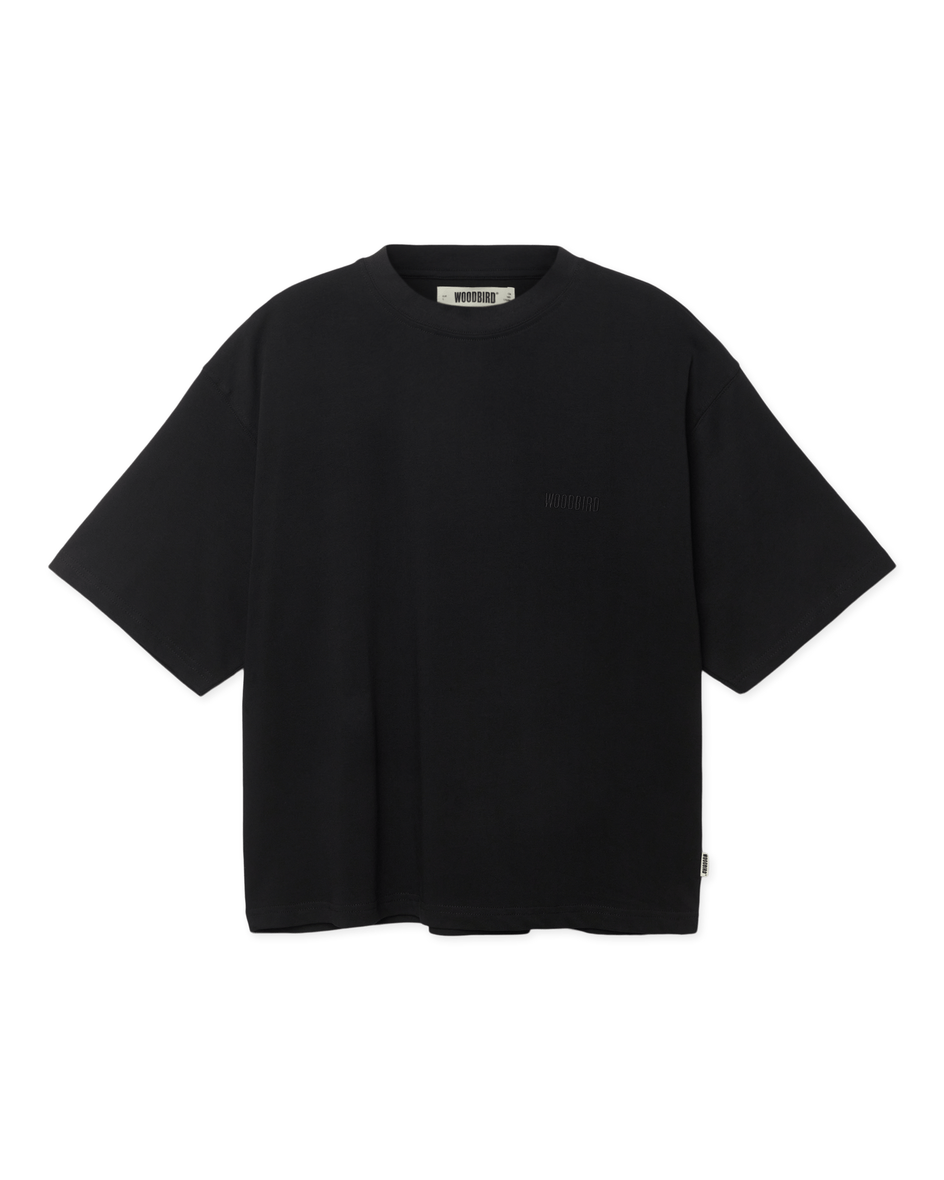 Woodbird Female WBJuno Base Tee T-Shirts Black