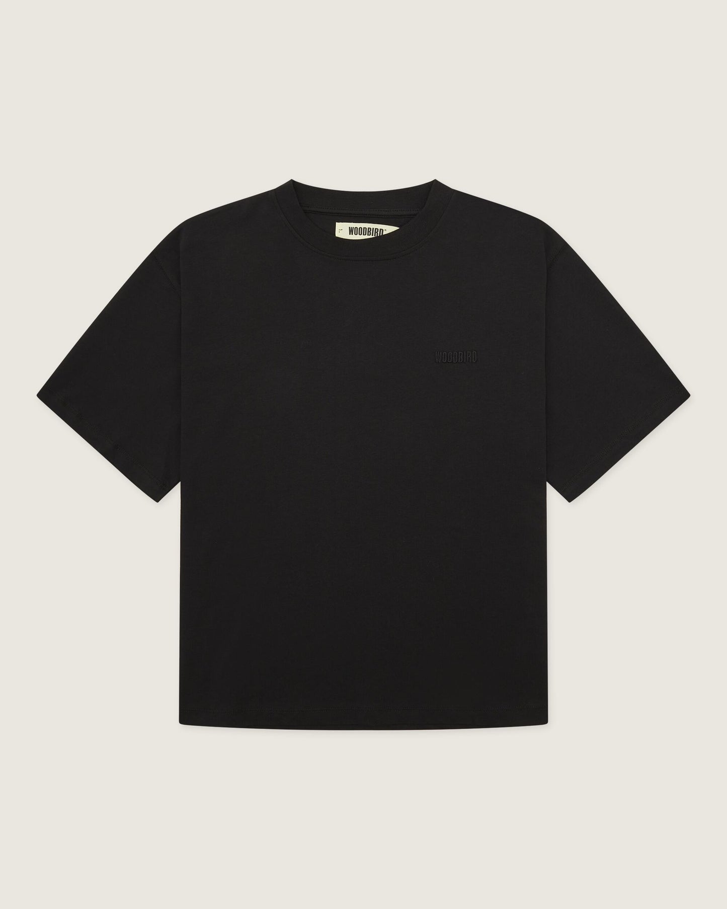 Woodbird Female WBJuno Base Tee T-Shirts Black