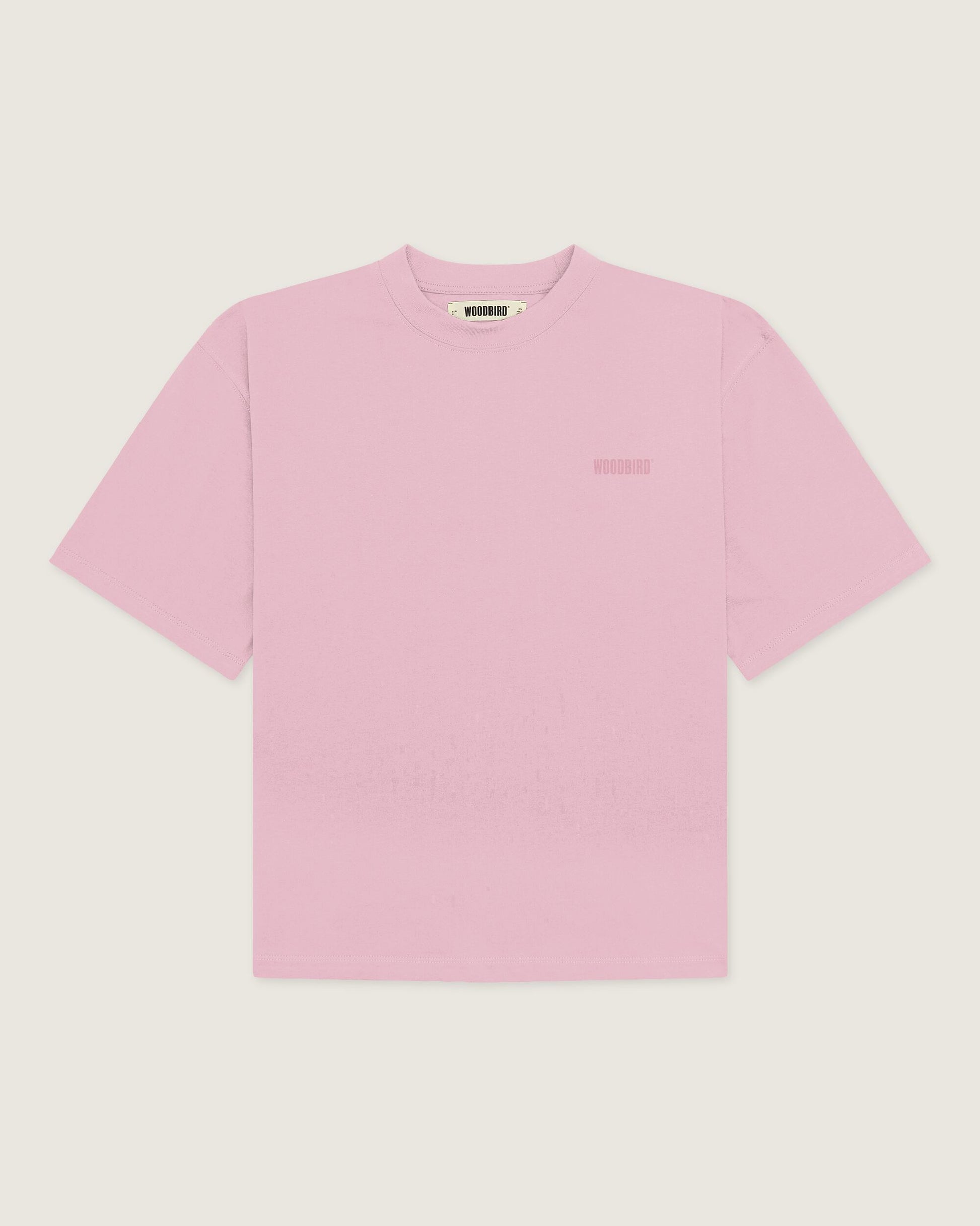 Woodbird Female WBJuno Base Tee T-Shirts Dusty Rose