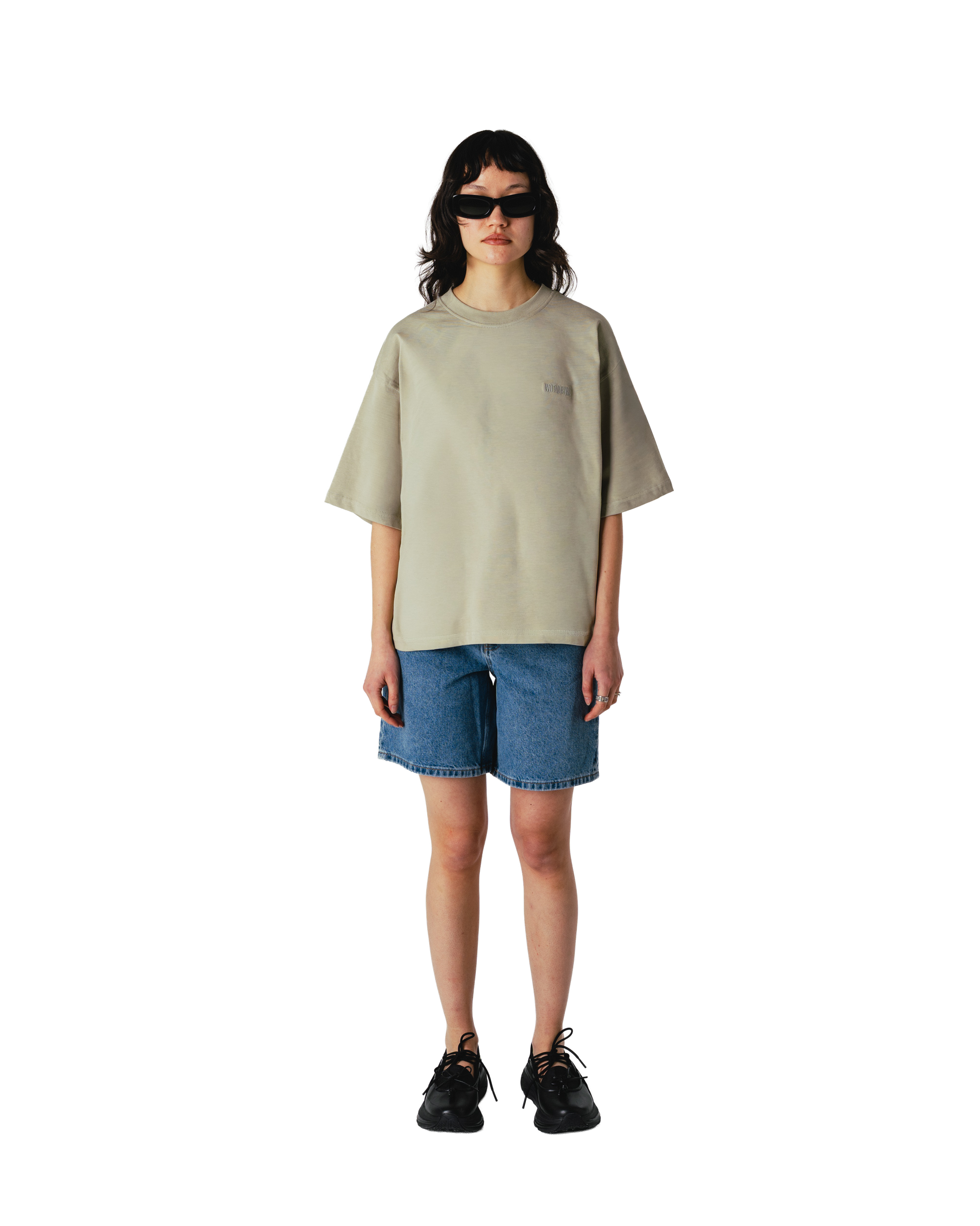 Woodbird Female WBJuno Base Tee T-Shirts Stone