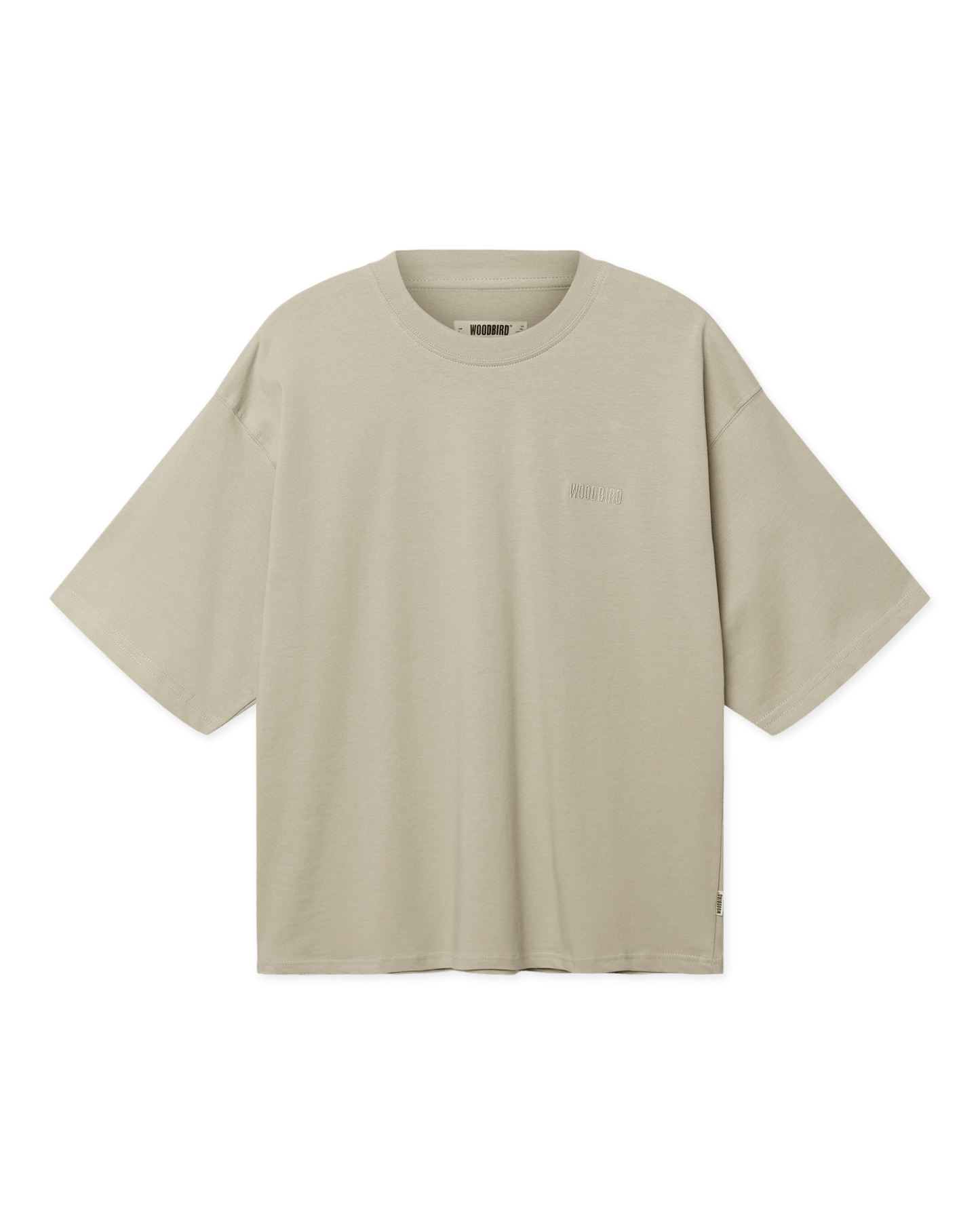 Woodbird Female WBJuno Base Tee T-Shirts Stone