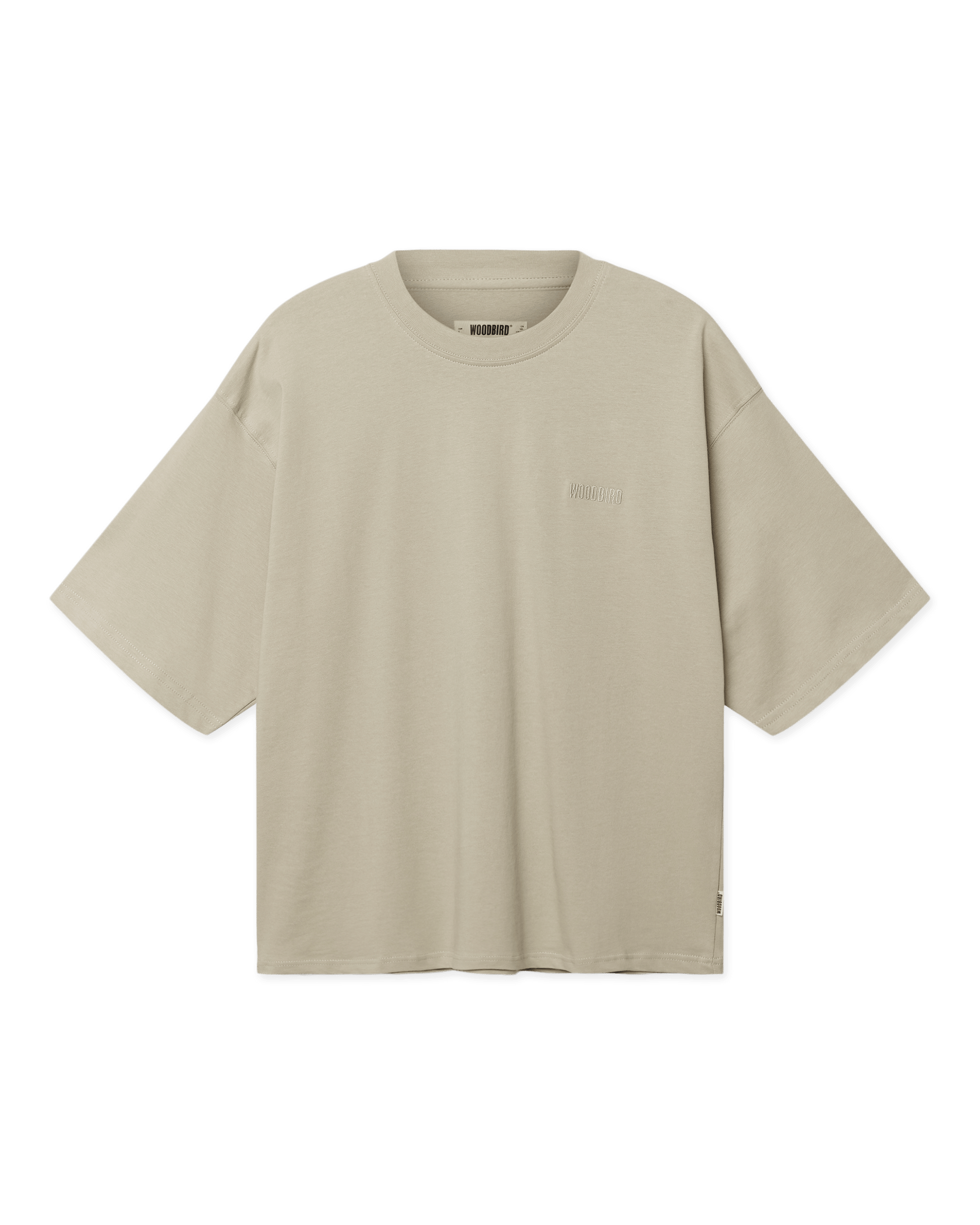 Woodbird Female WBJuno Base Tee T-Shirts Stone