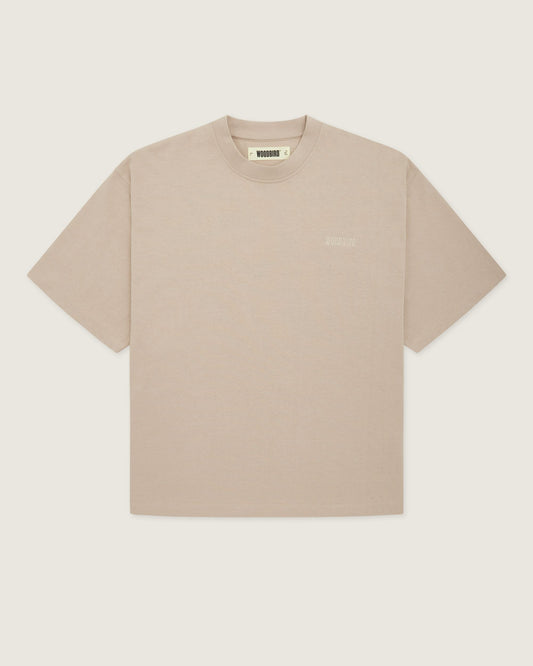 Woodbird Female WBJuno Base Tee T-Shirts Taupe Brown