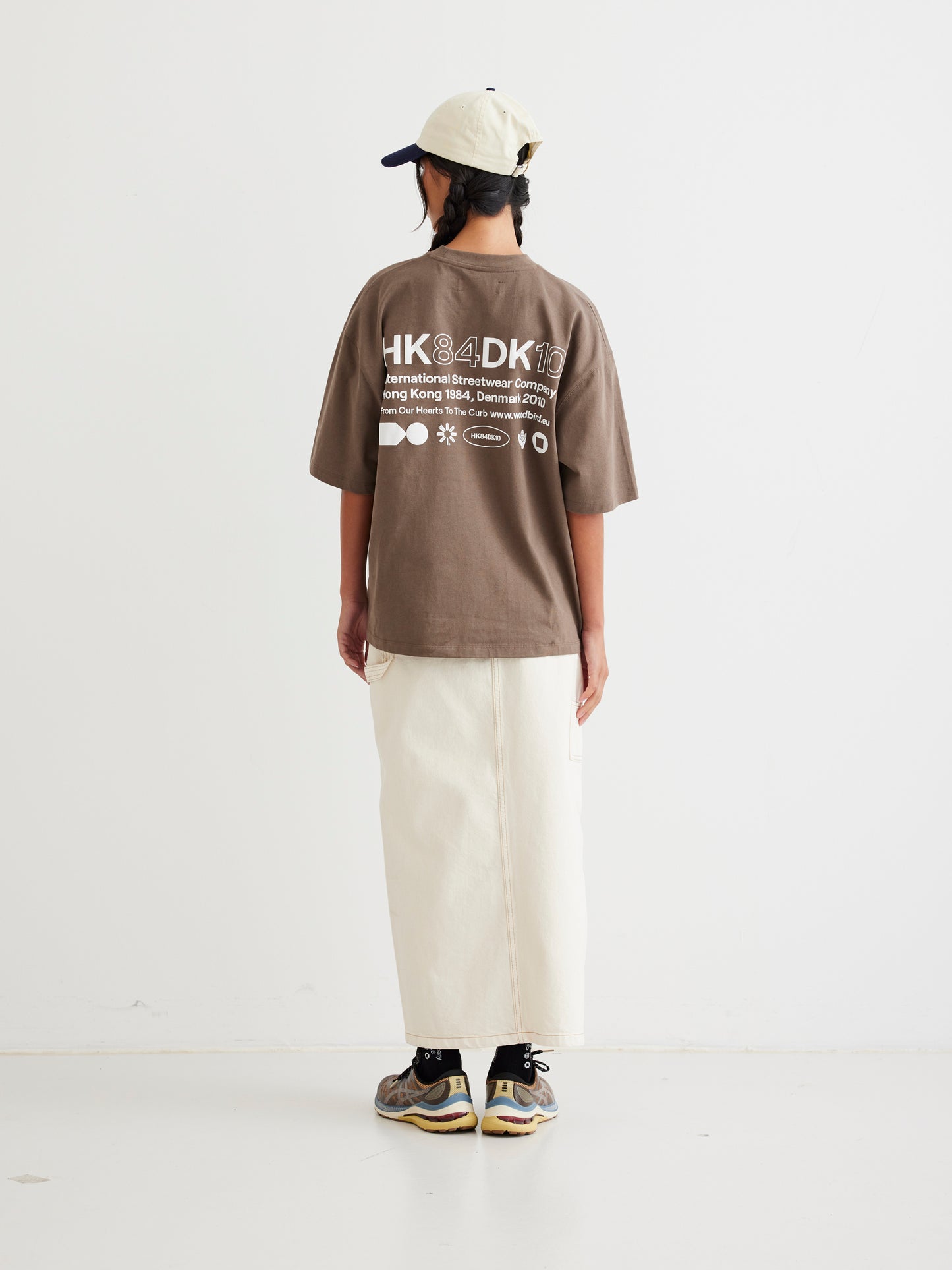 Woodbird Female WBJuno HKDK Tee T-Shirts Brown