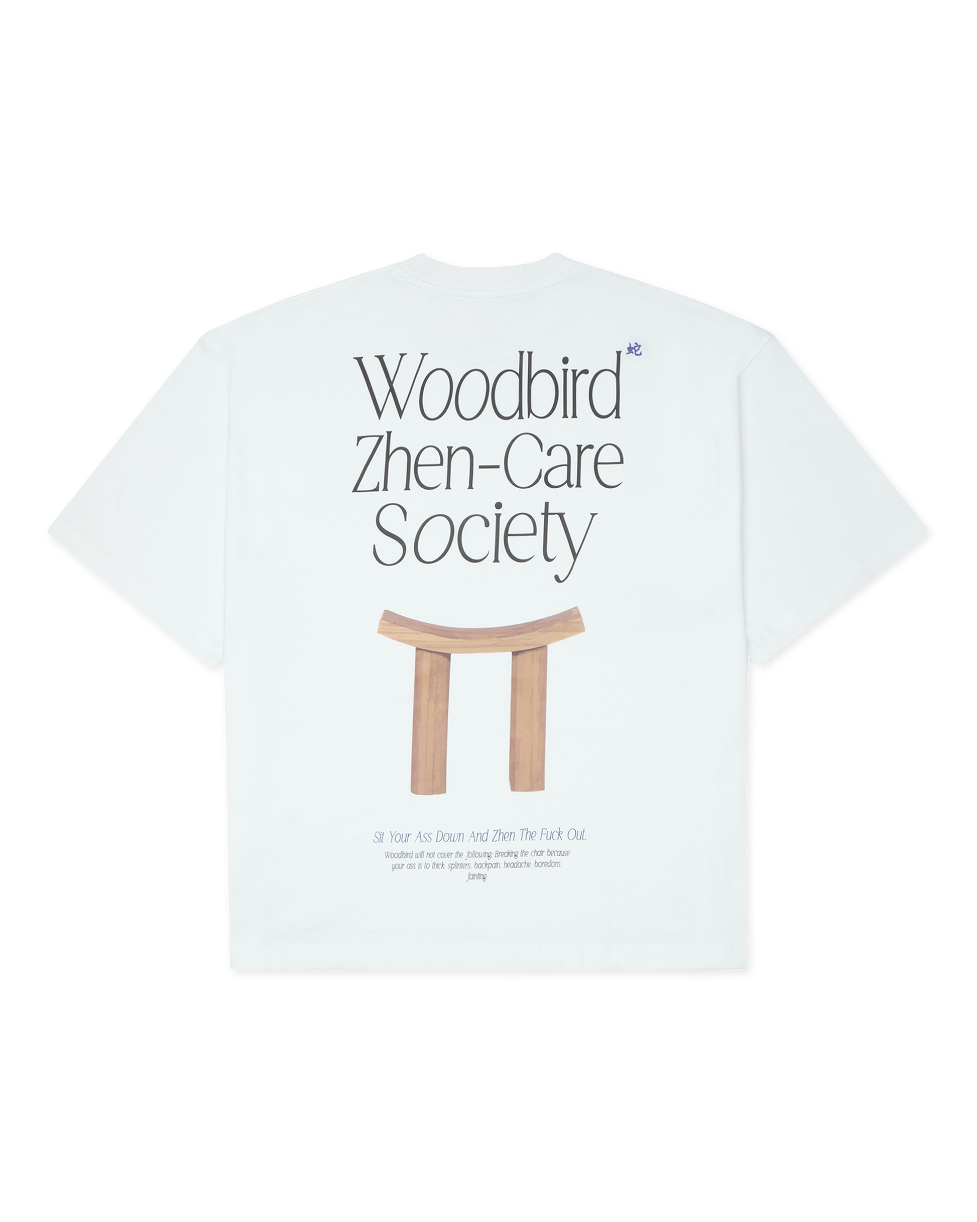 Woodbird Female WBJuno Zhen Tee T-Shirts White