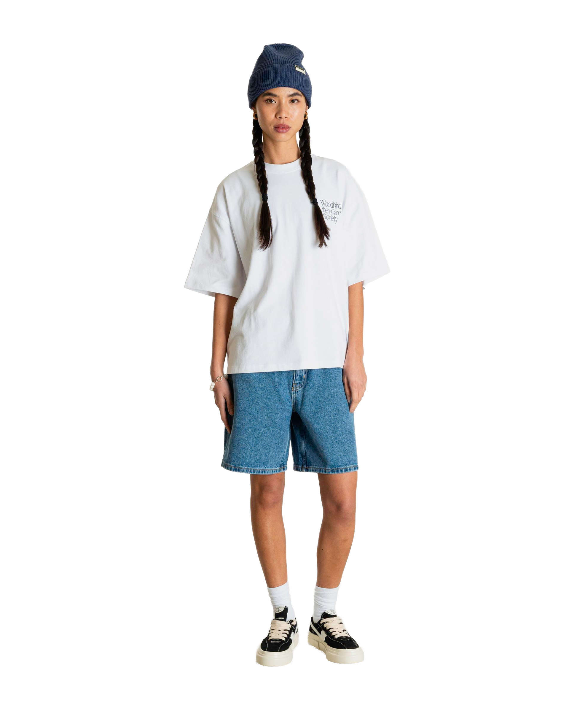 Woodbird Female WBJuno Zhen Tee T-Shirts White