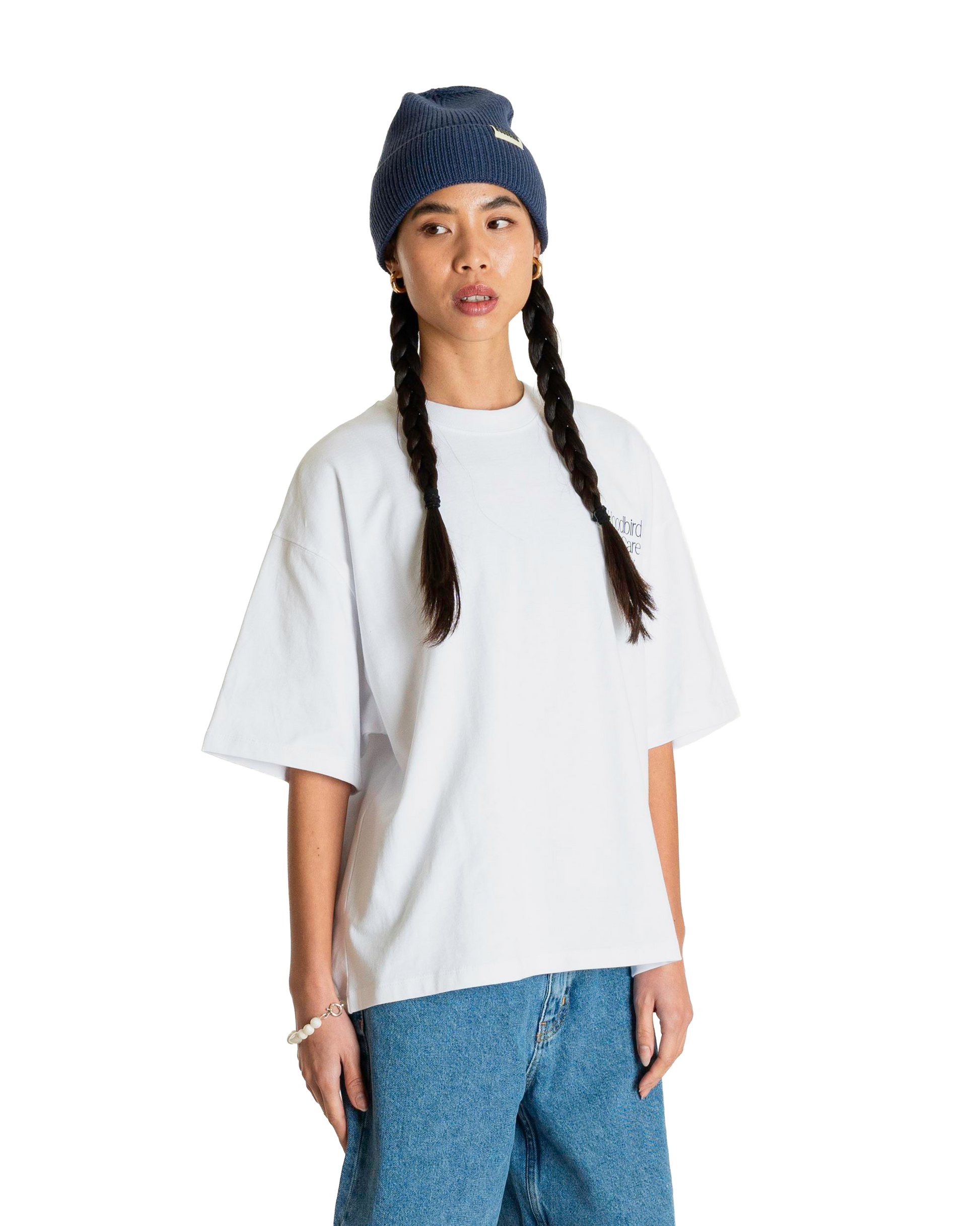 Woodbird Female WBJuno Zhen Tee T-Shirts White