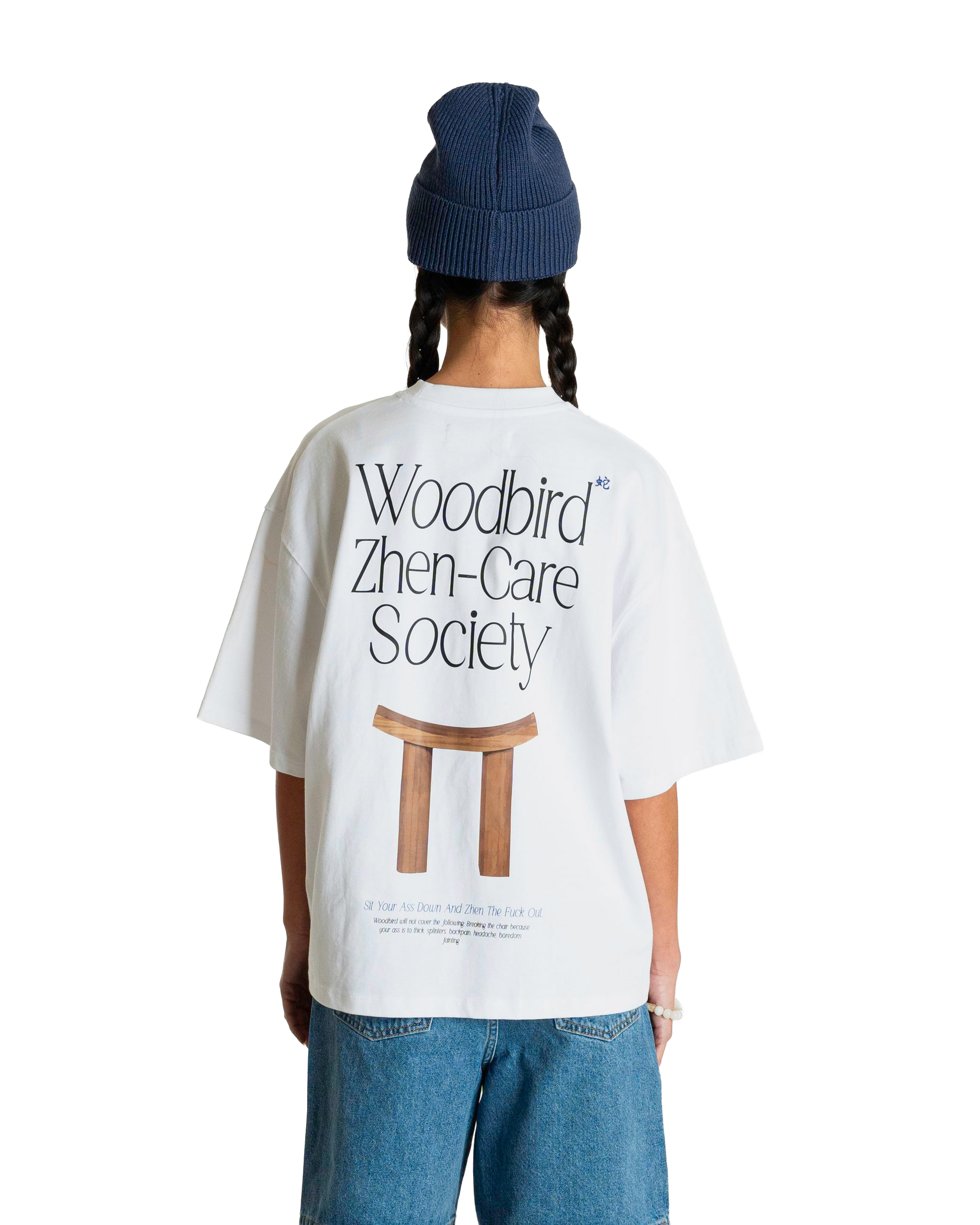 Woodbird Female WBJuno Zhen Tee T-Shirts White