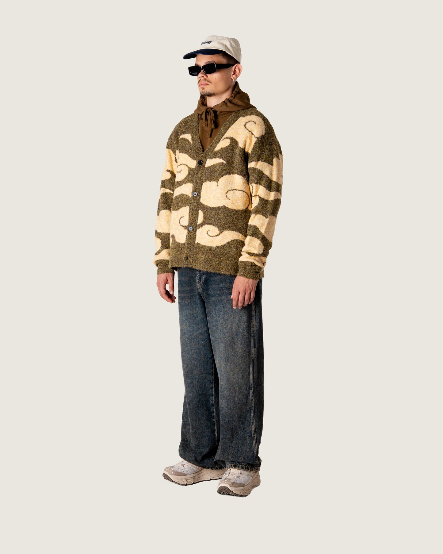 Woodbird WBKoon Cloud Cardigan Knits Dark Green