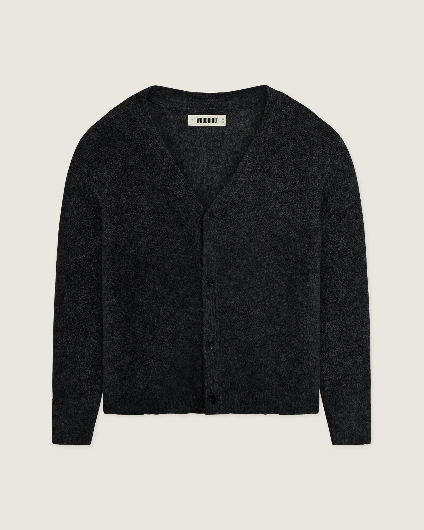 Woodbird WBKoon Loop Cardigan Knits Black