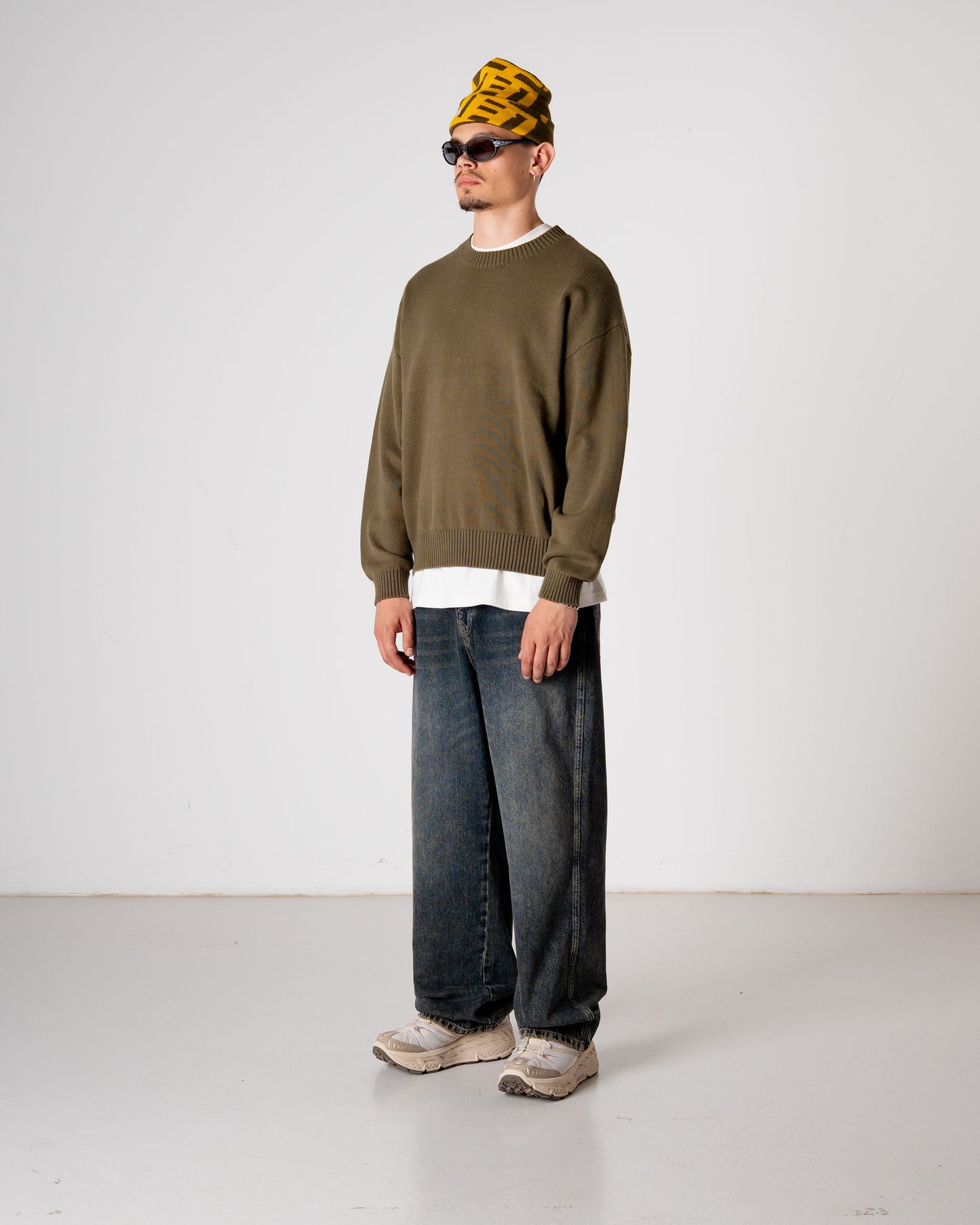 Woodbird WBKurt Art Crew Knits Dark Brown