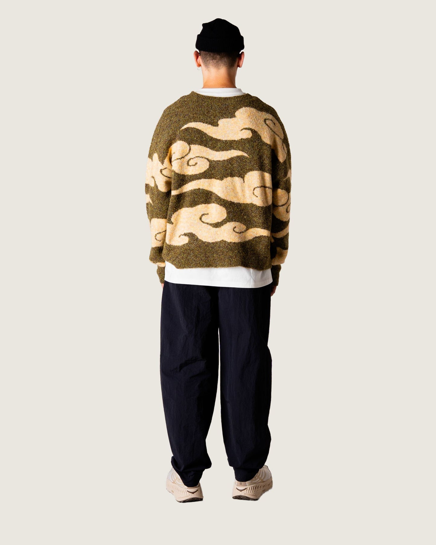 Woodbird WBKurt Cloud Crew Knits Dark Green