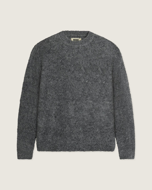 Woodbird WBKurt Loop Crew Knits Asphalt