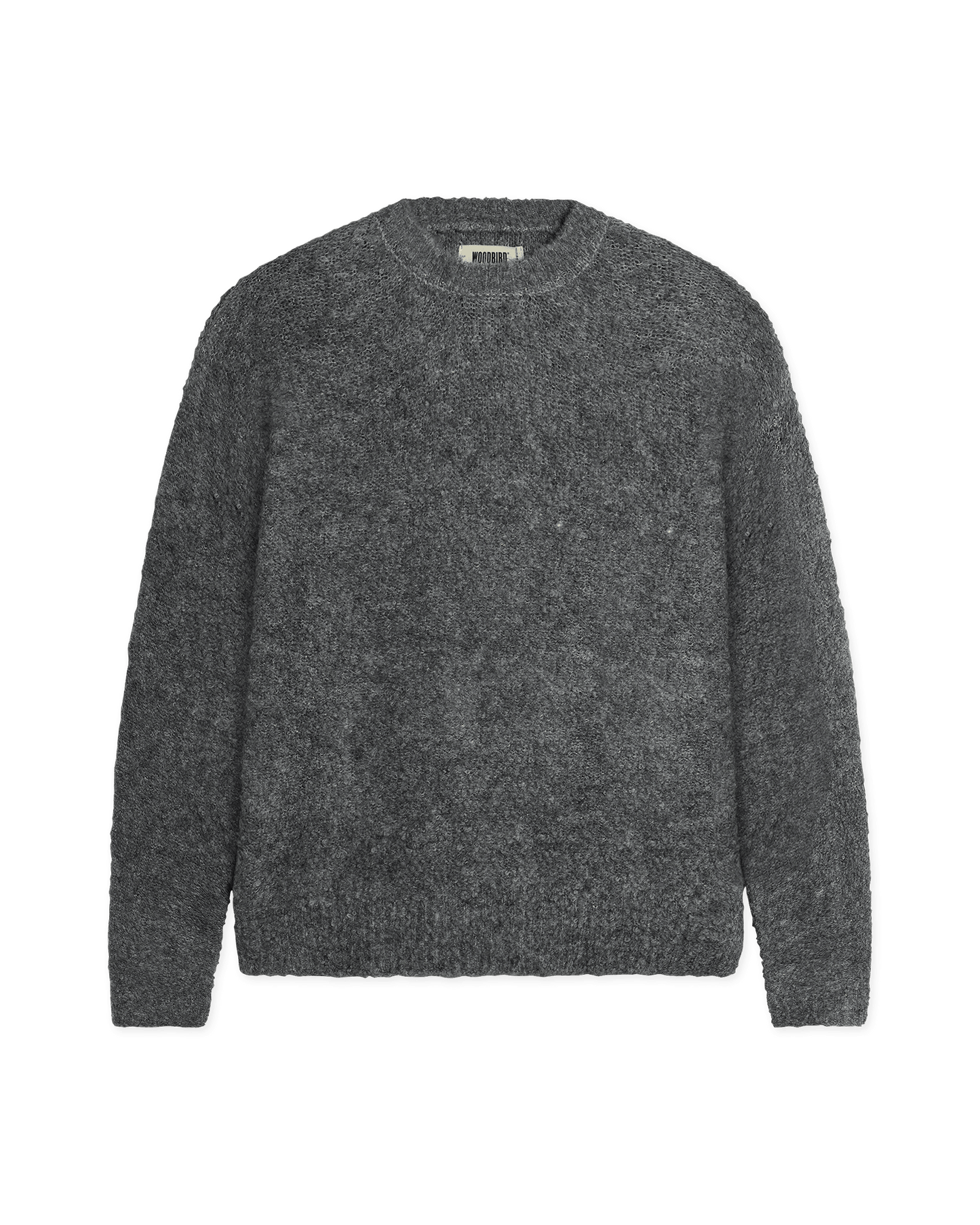 Woodbird WBKurt Loop Crew Knits Asphalt
