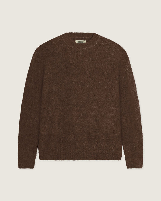 Woodbird WBKurt Loop Crew Knits Dark Brown