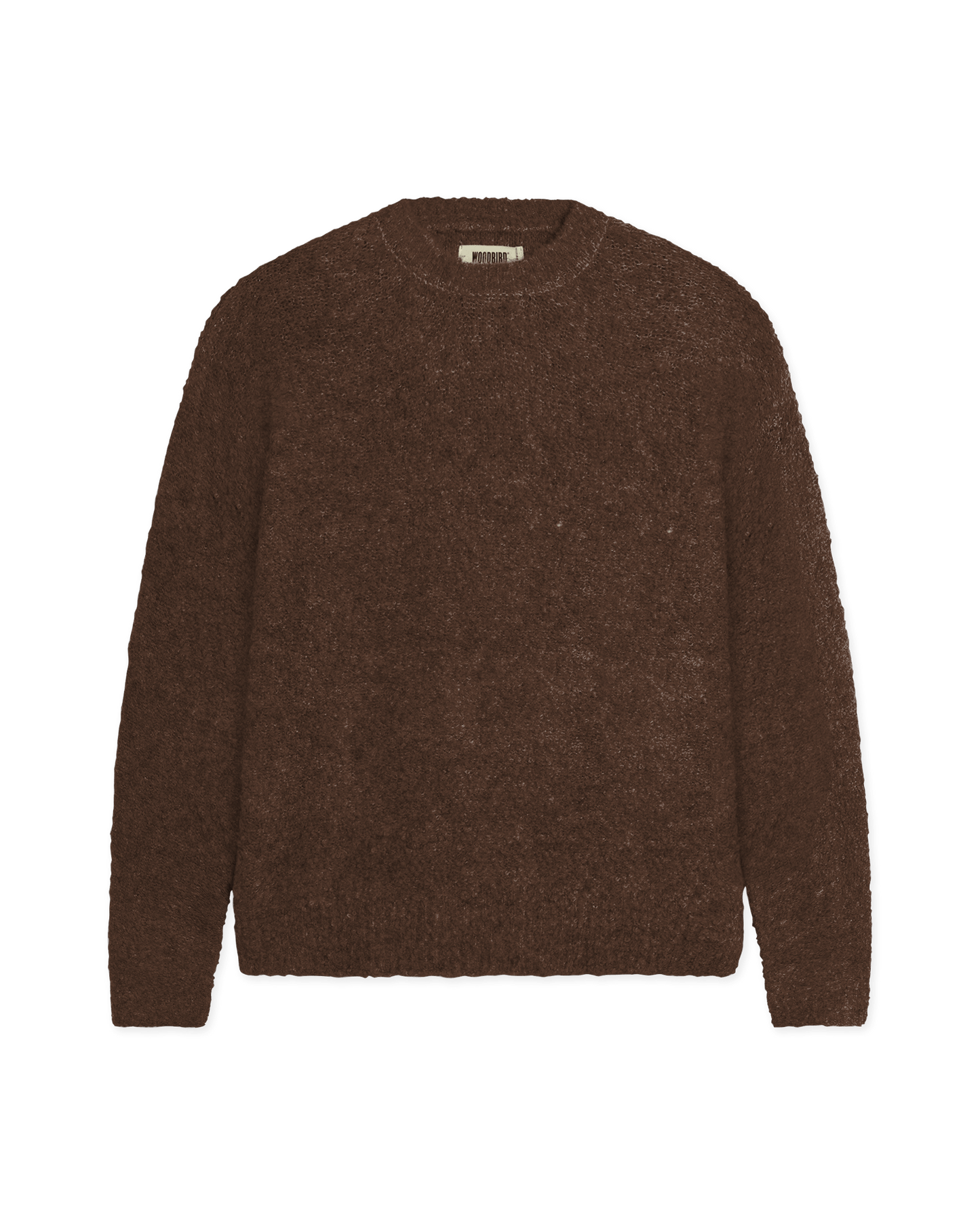 Woodbird WBKurt Loop Crew Knits Dark Brown
