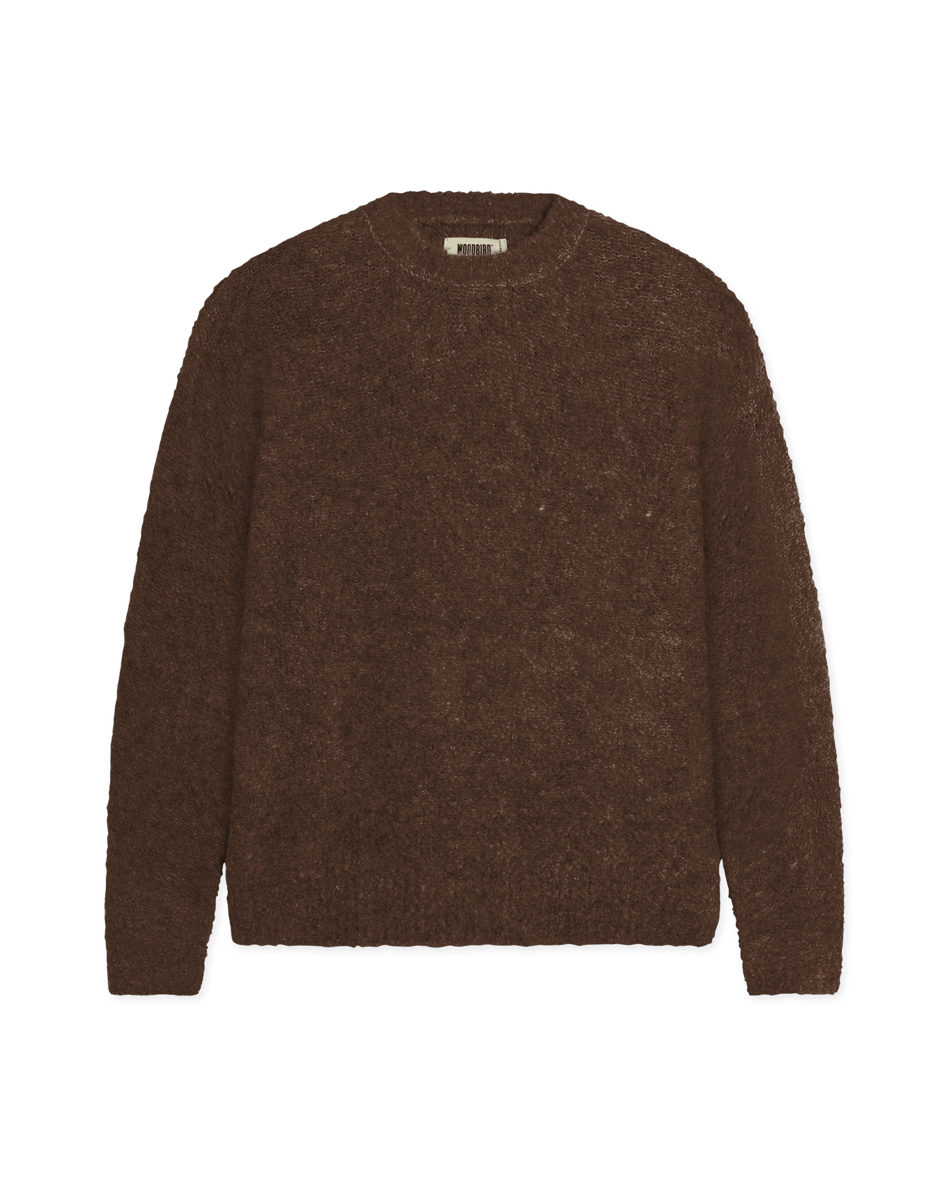 Woodbird WBKurt Loop Crew Knits Dark Brown