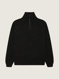 WBLass Wool Half-Zip - Black Melange