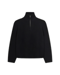 WBLee Wool Knit Half Zip - Black