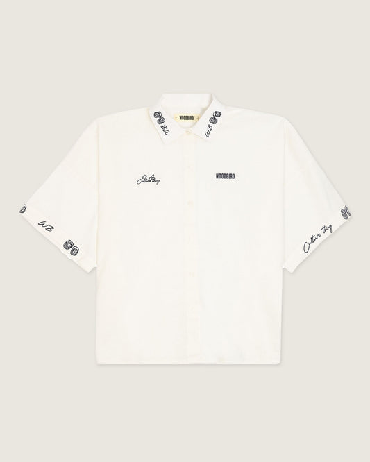 Woodbird Female WBLuna Embroid Shirt Shirts Off White