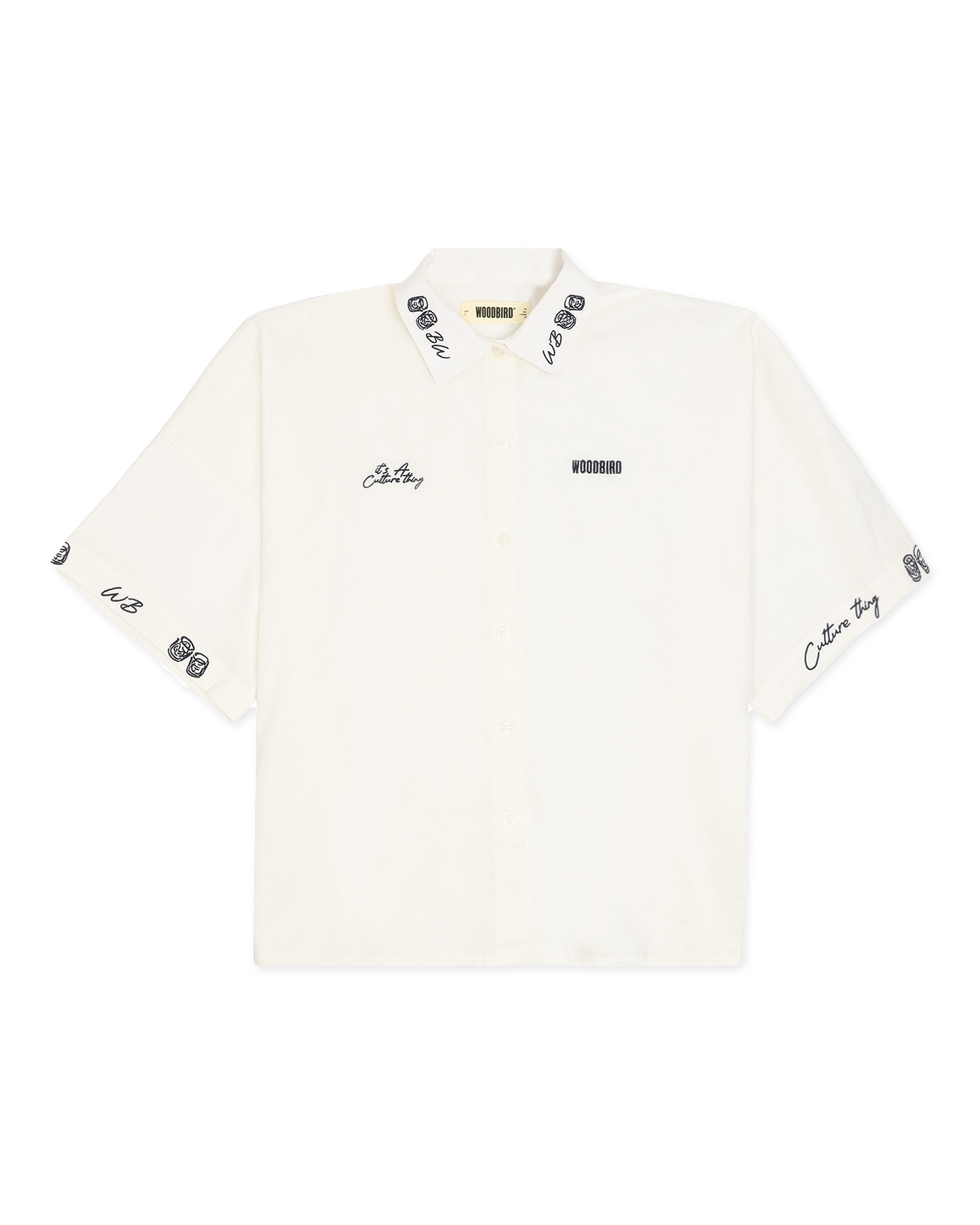 Woodbird Female WBLuna Embroid Shirt Shirts Off White