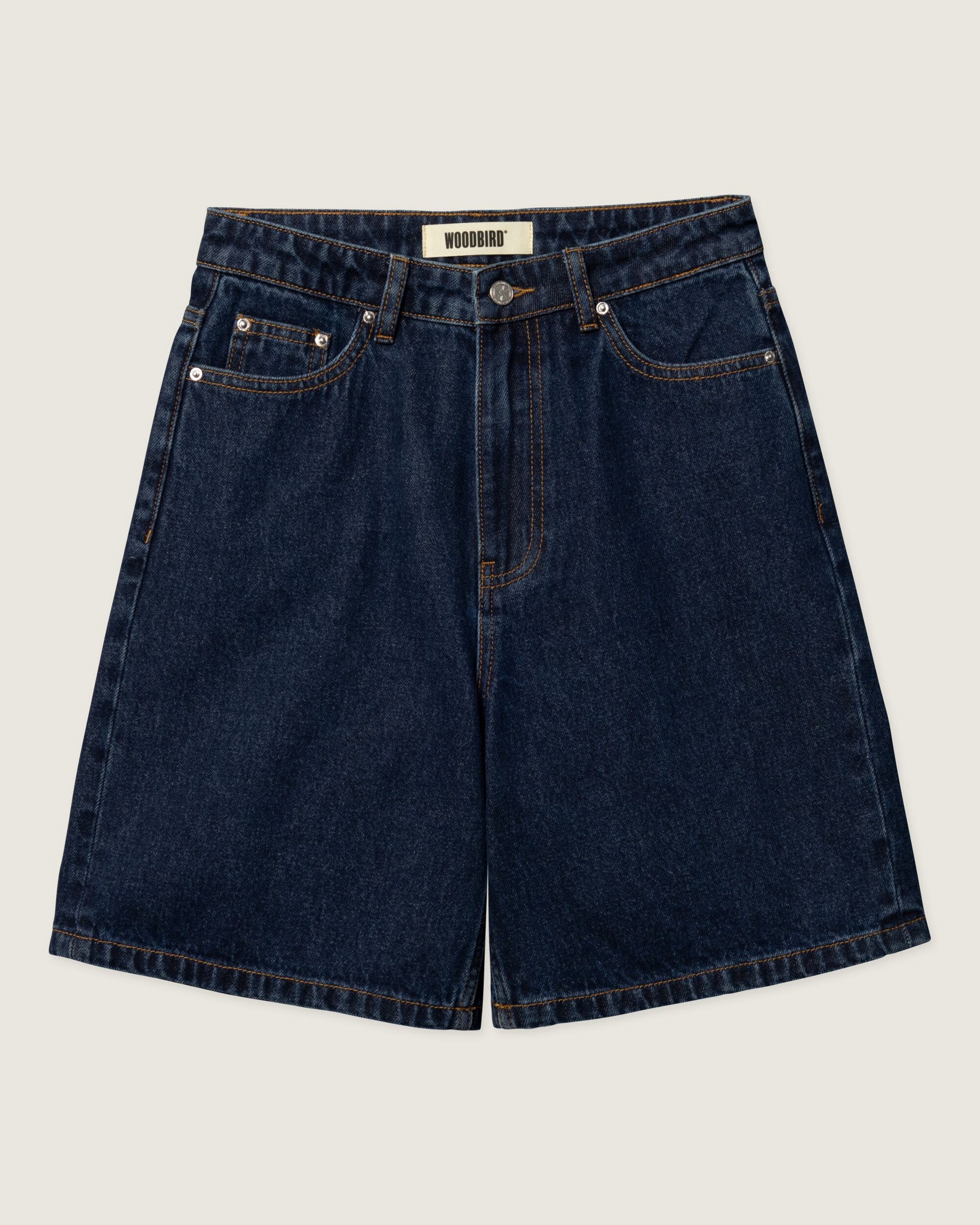 Woodbird Female WBMaggie 90s Rinse Shorts 90s Blue
