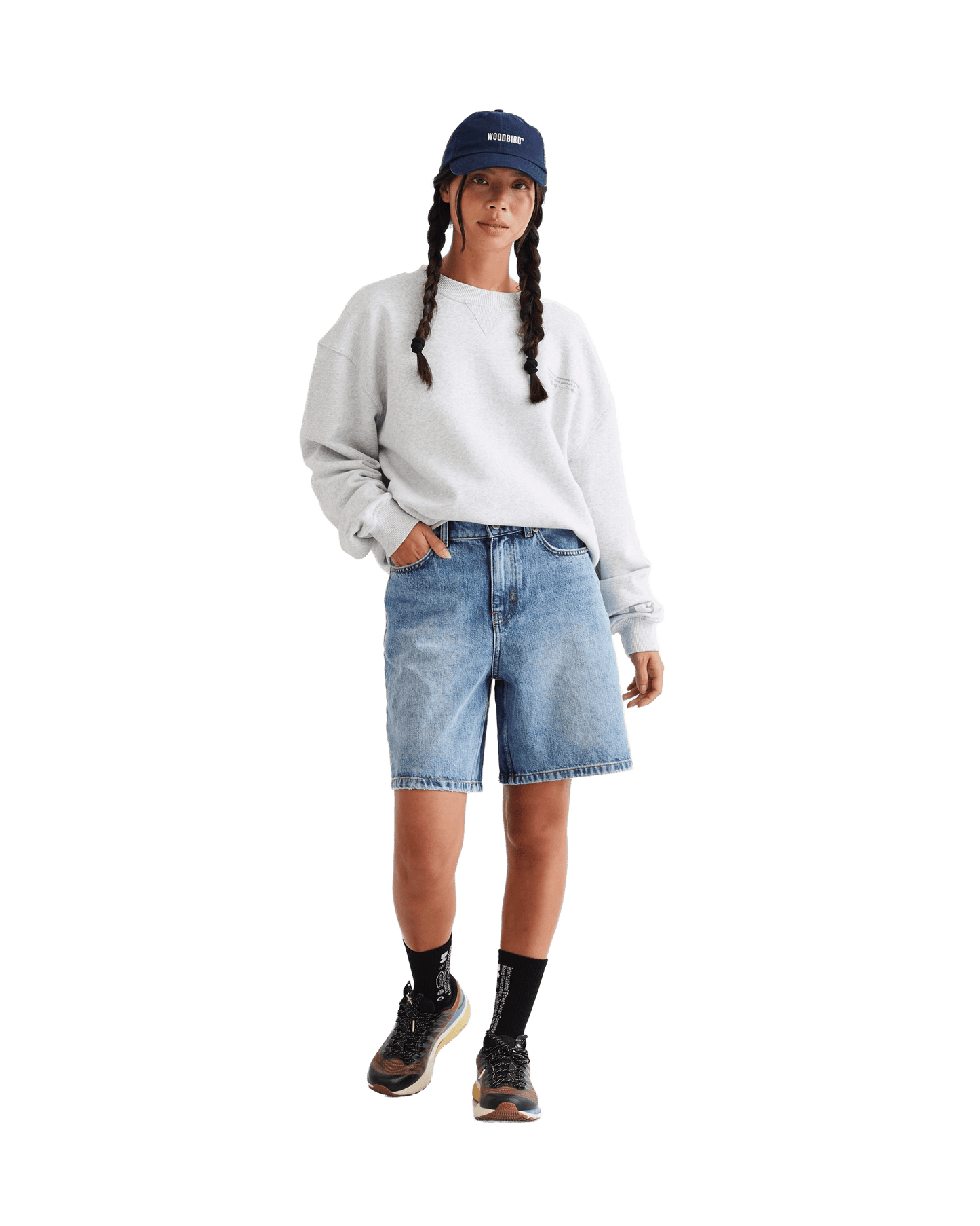 Woodbird Female WBMaggie Optic Shorts Shorts Optic Blue