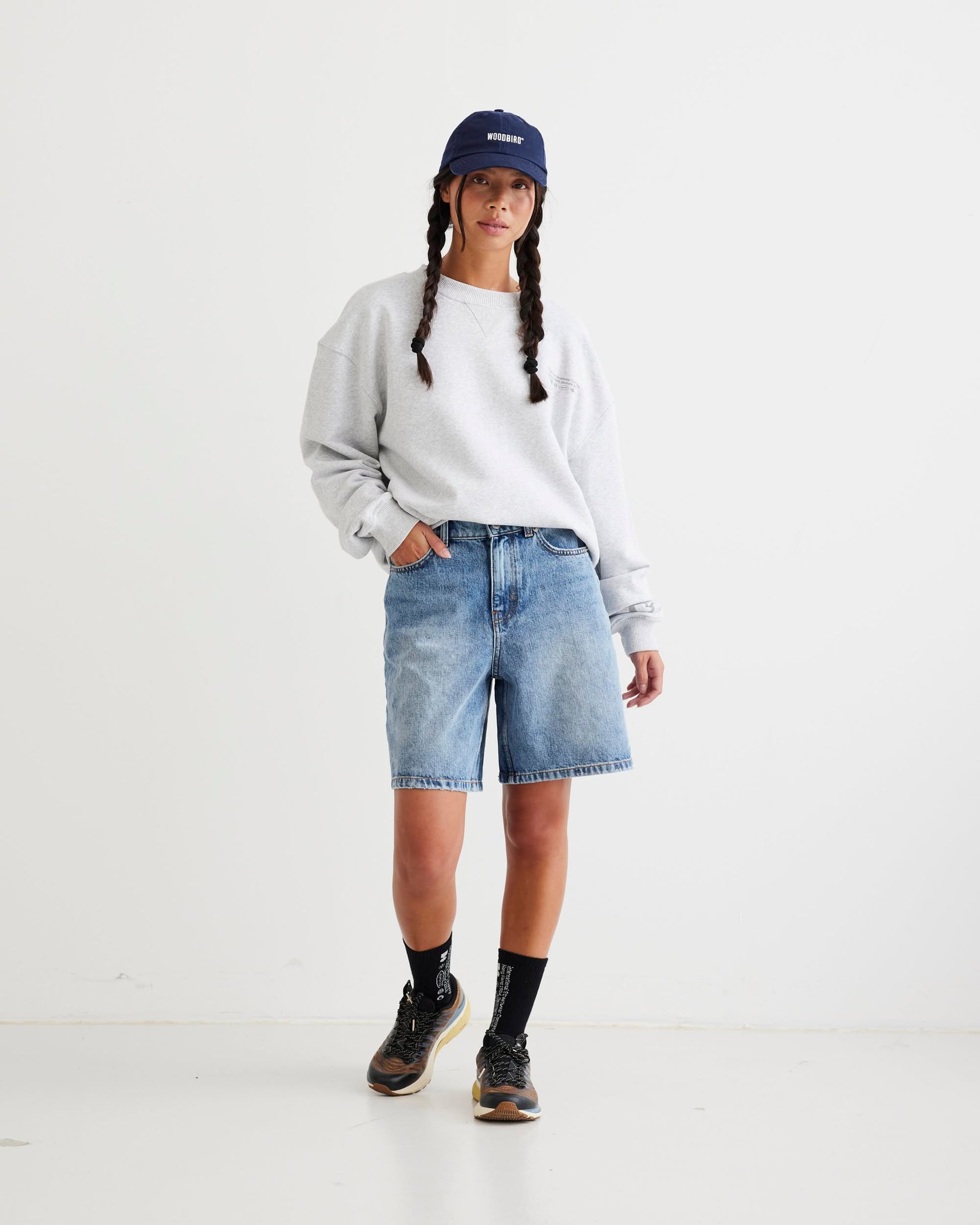 Woodbird Female WBMaggie Optic Shorts Shorts Optic Blue