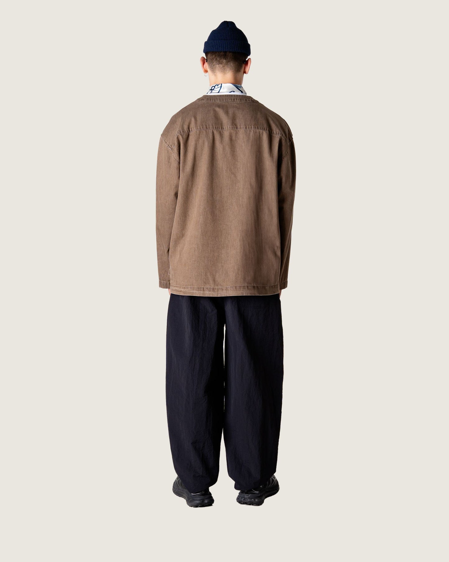 Woodbird WBMoon Washed Shirt Shirts Brown