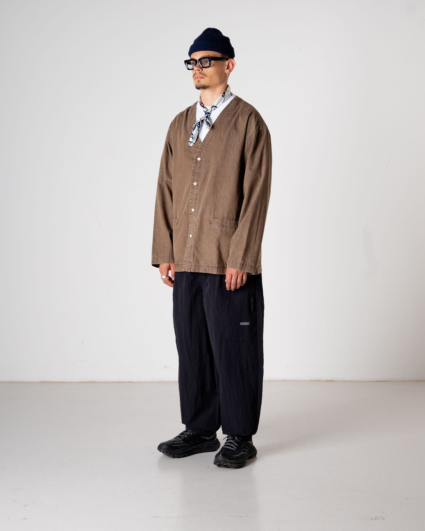 Woodbird WBMoon Washed Shirt Shirts Brown
