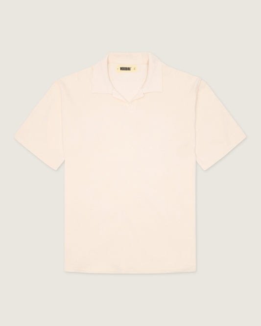 Woodbird WBMoul Terry Polo Shirts Off White