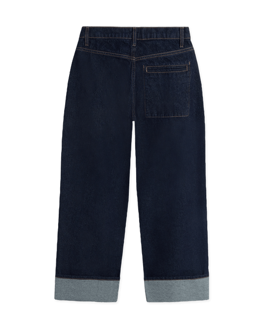 Woodbird Female WBNoel Fold Jeans Pants Raw Blue