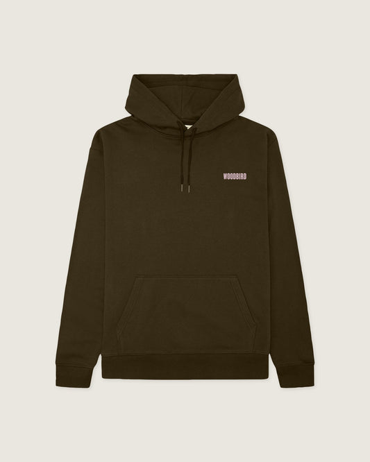 Woodbird WBPacs Founded Hoodie Sweats Dark Brown
