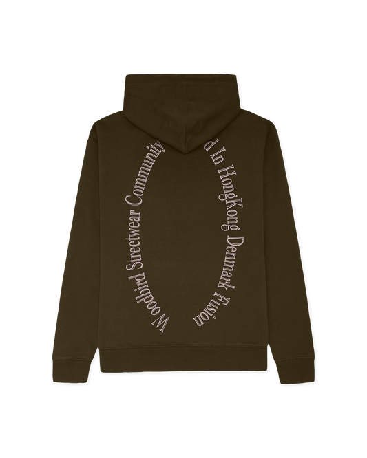 Woodbird WBPacs Founded Hoodie Sweats Dark Brown