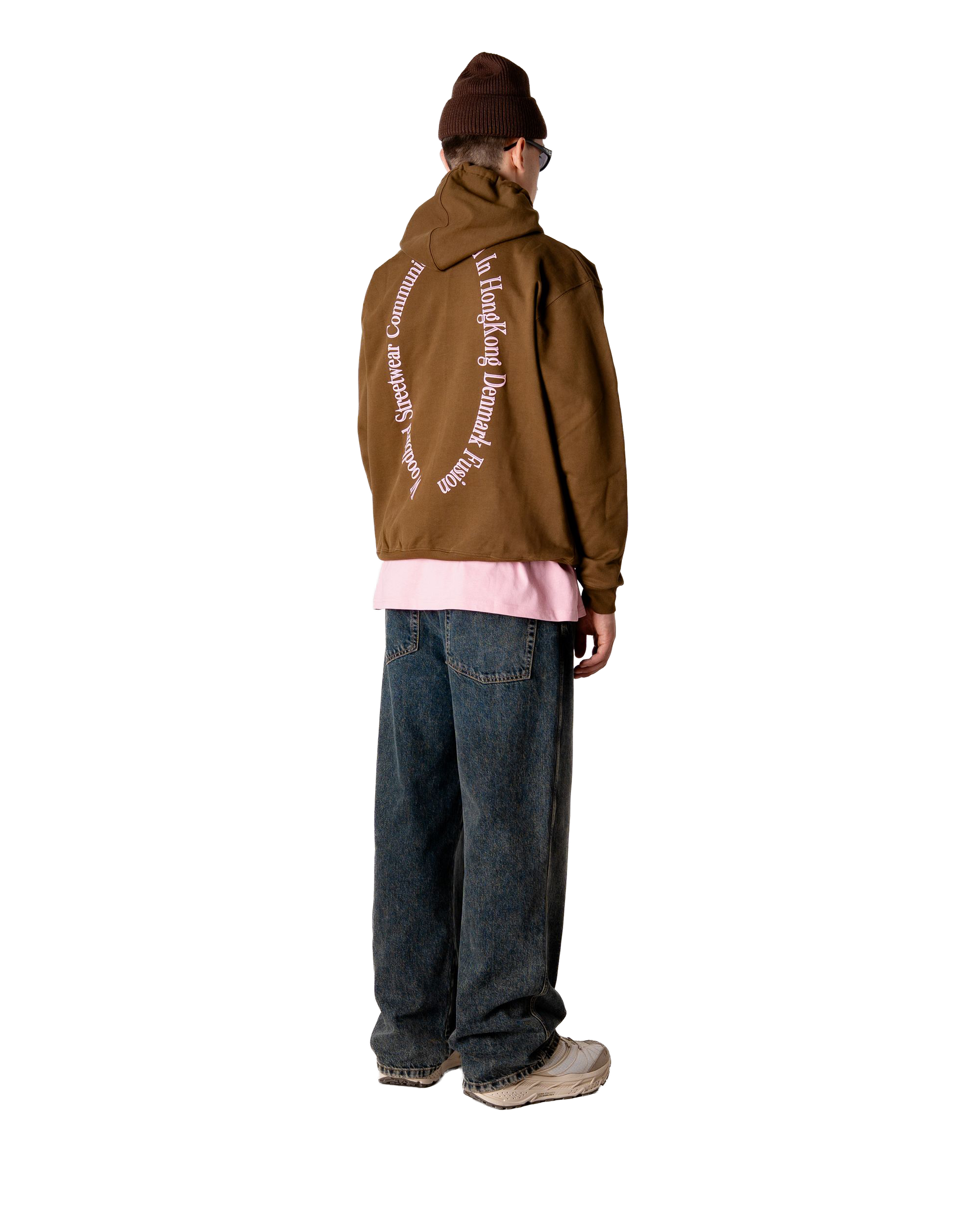 Woodbird WBPacs Founded Hoodie Sweats Dark Brown