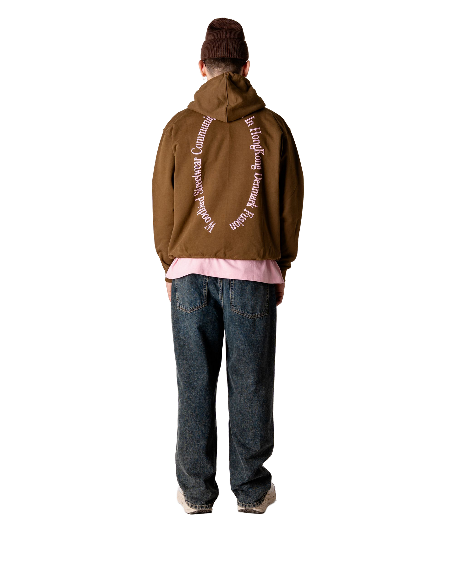 Woodbird WBPacs Founded Hoodie Sweats Dark Brown