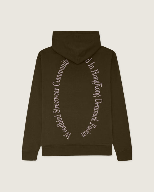 Woodbird WBPacs Founded Hoodie Sweats Dark Brown