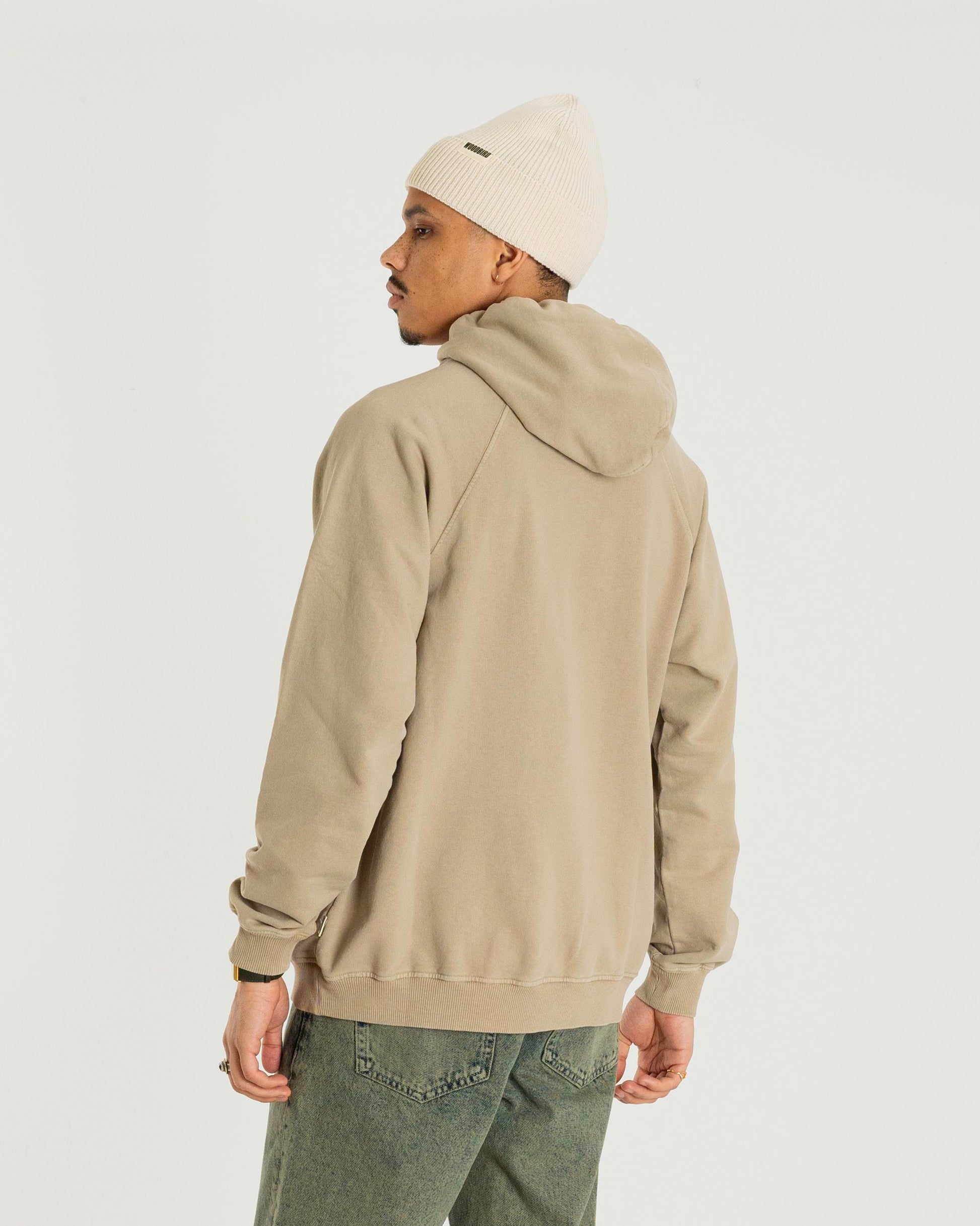 Woodbird WBPaw Washed Hoodie Sweats Light Sand