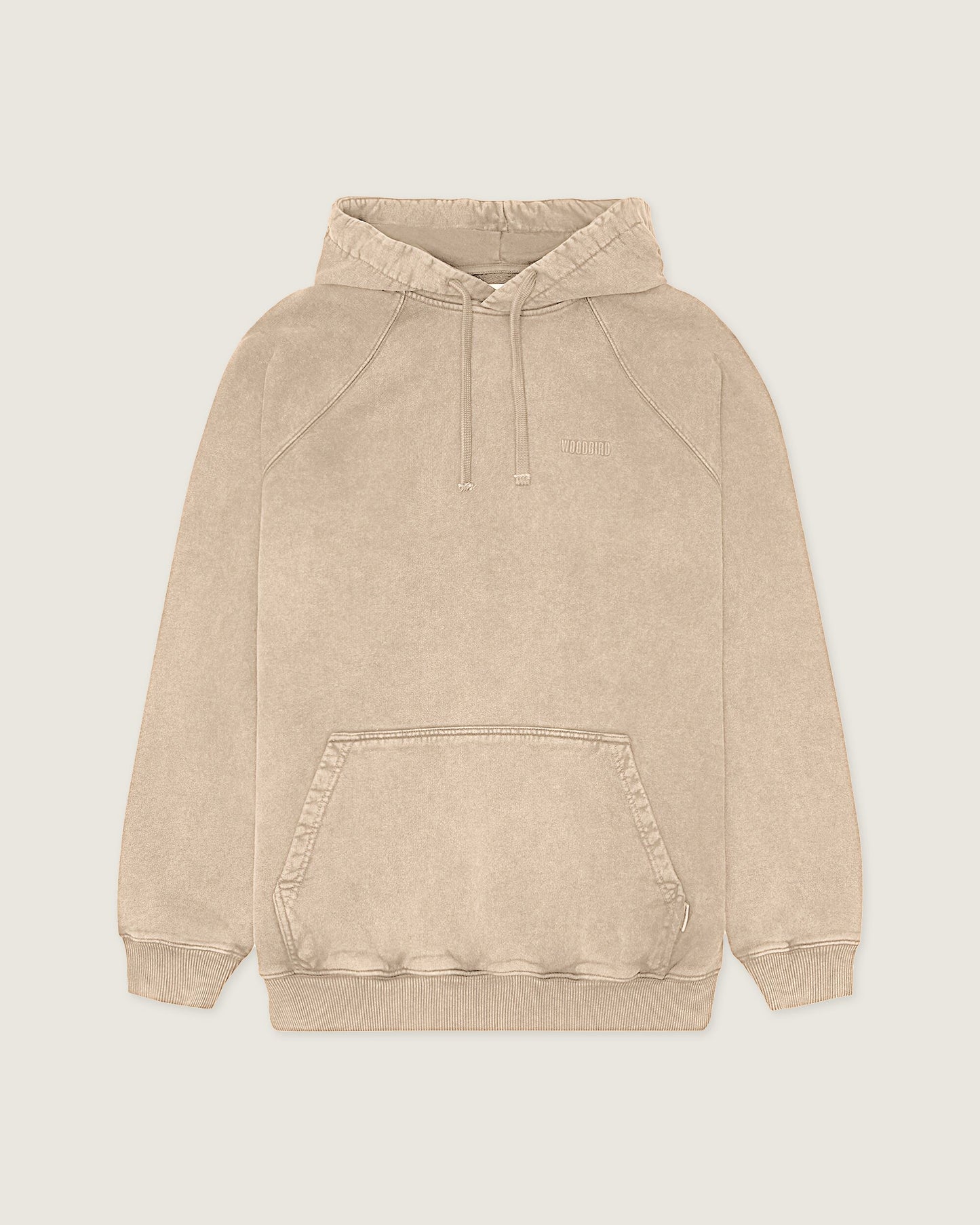 Woodbird WBPaw Washed Hoodie Sweats Light Sand