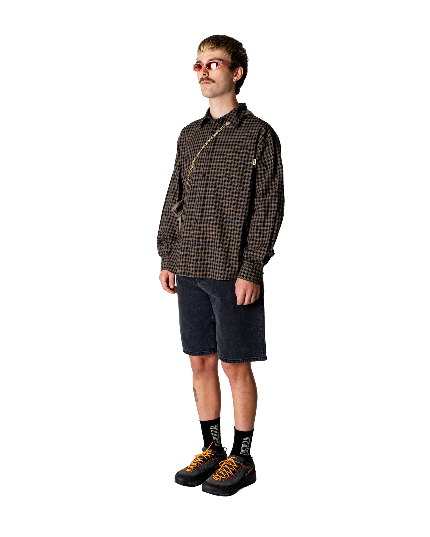 Woodbird WBRami Crow Shorts Shorts Black Vintage