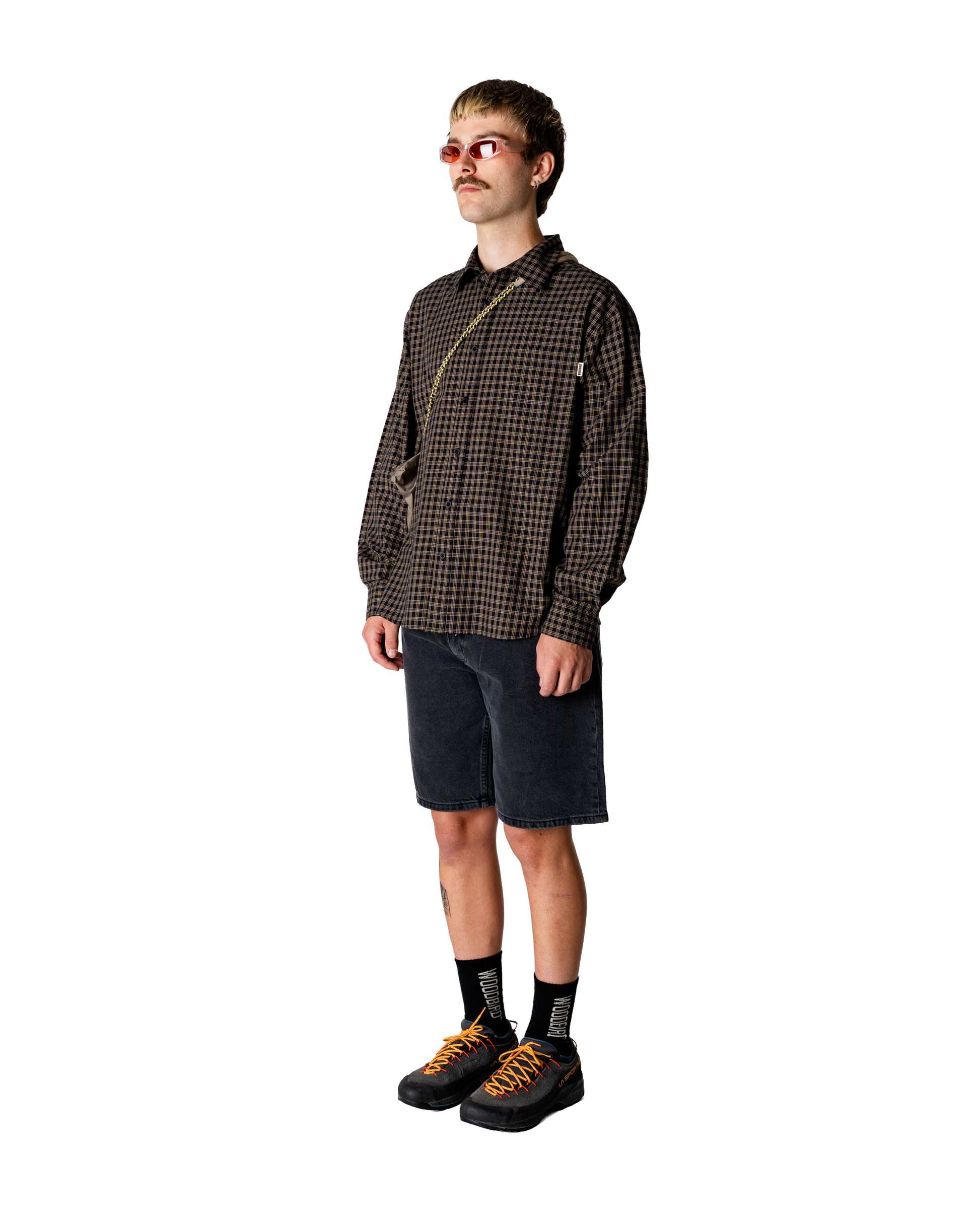 Woodbird WBRami Crow Shorts Shorts Black Vintage