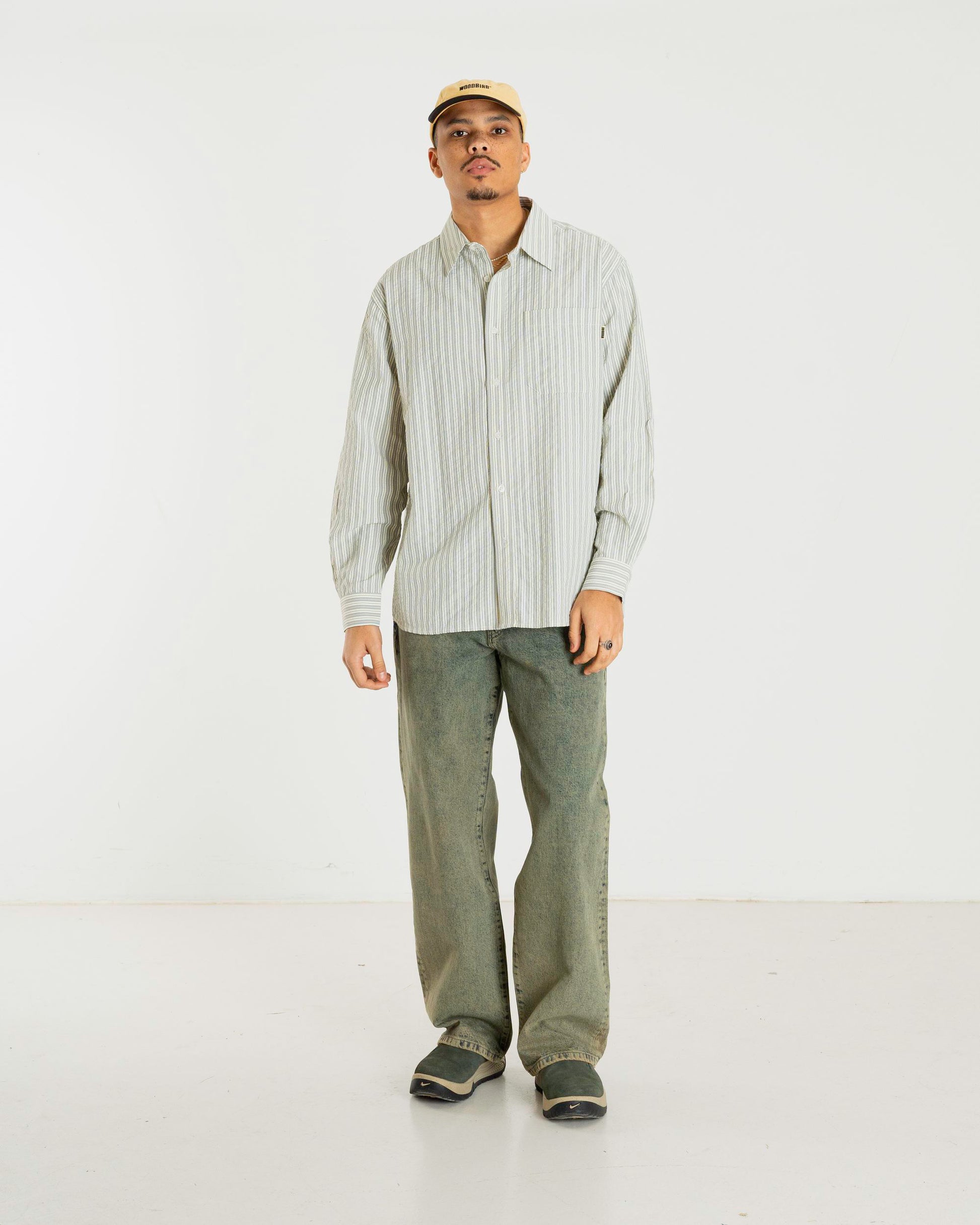 Woodbird WBRami Dirt Jeans Jeans Dark Green